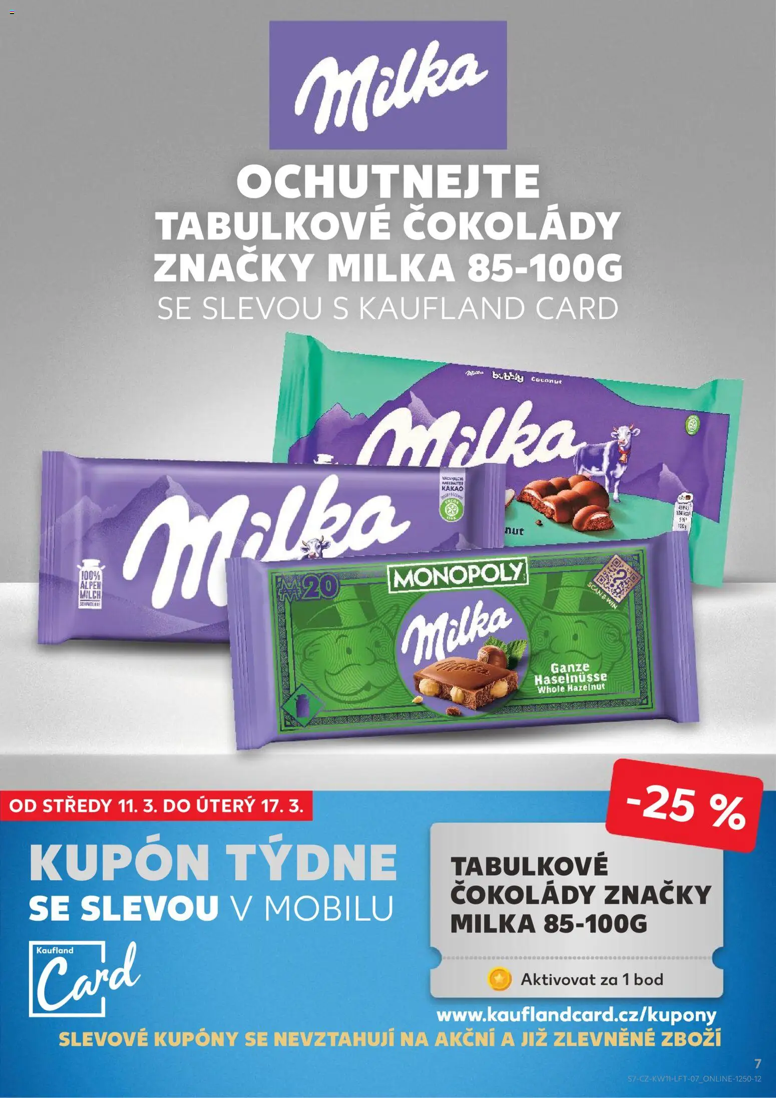 Kaufland leták - Brno od 11.03.2026 | Strana: 7 | Produkty: Milka, Kakao
