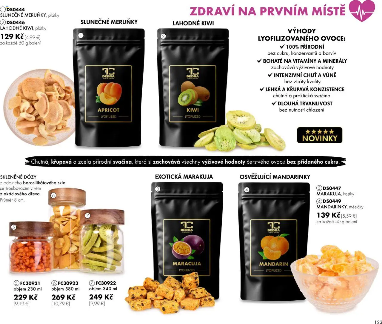 Dedra Katalog 8 2025 │ platný od 25.07.2025 | Strana: 23 | Produkty: Kiwi, Mandarinky