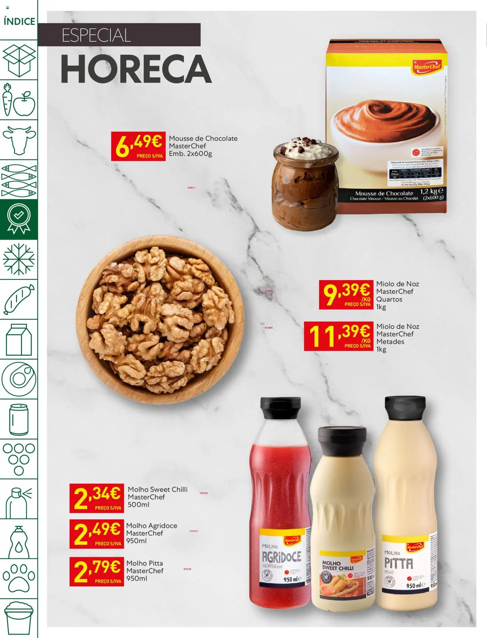 Recheio folheto │ válido de 17.02.2026 | Página: 16 | Produtos: Mousse de chocolate, Molho agridoce, Chocolate
