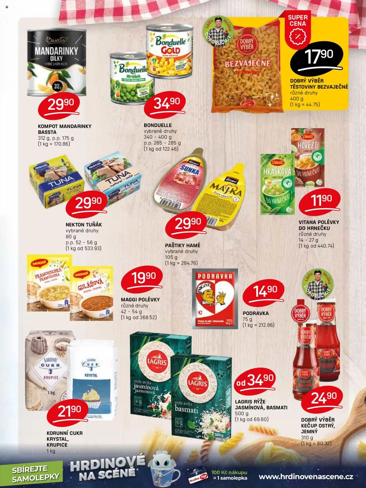 Flop leták od 22.10.2025 | Strana: 7 | Produkty: Kompot, Rýže, Krupice, Hrášek