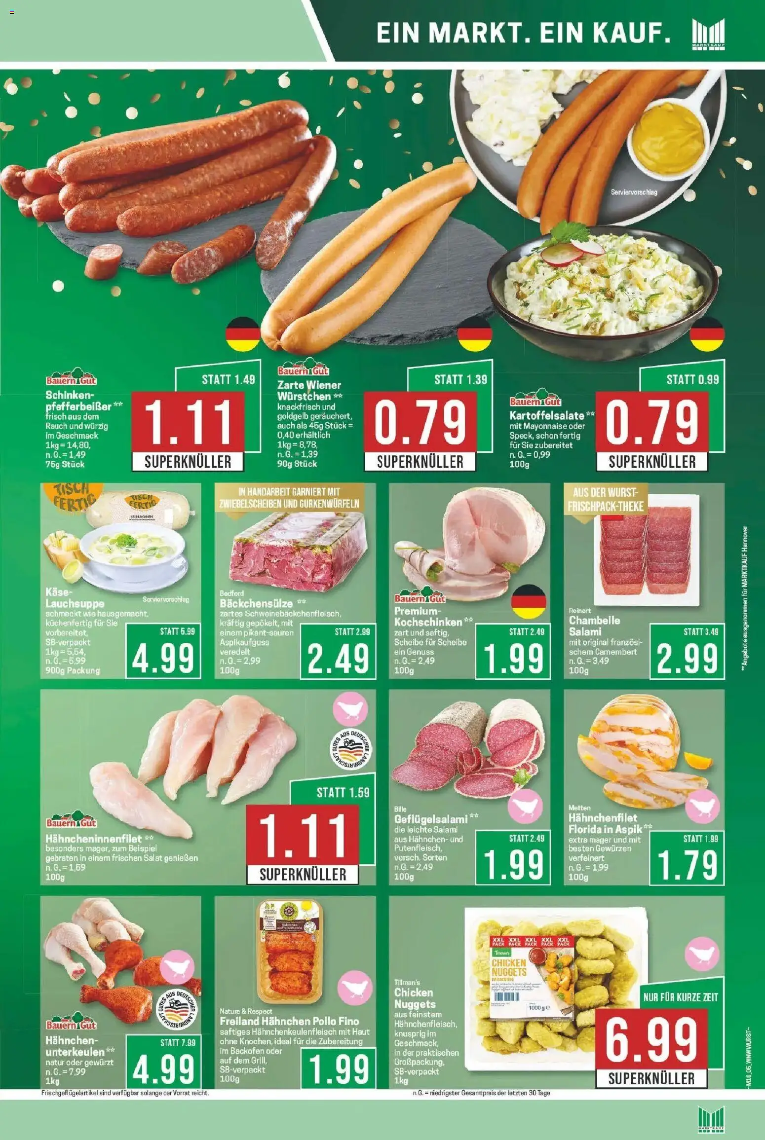 Marktkauf Wochenangebote Bad Salzuflen  – gültig ab 02.03.2026 | Seite: 5 | Produkte: Käse, Wurst, Backofen, Salat