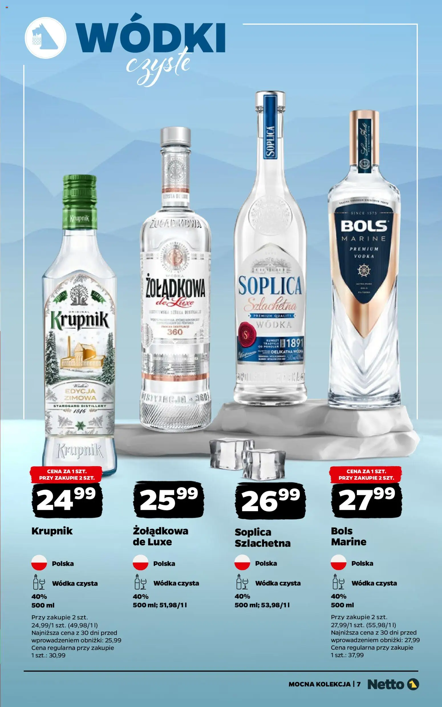 Netto gazetka - Alkohole mocne od 24.11.2025 | Strona: 7 | Produkty: Vodka, Wódka