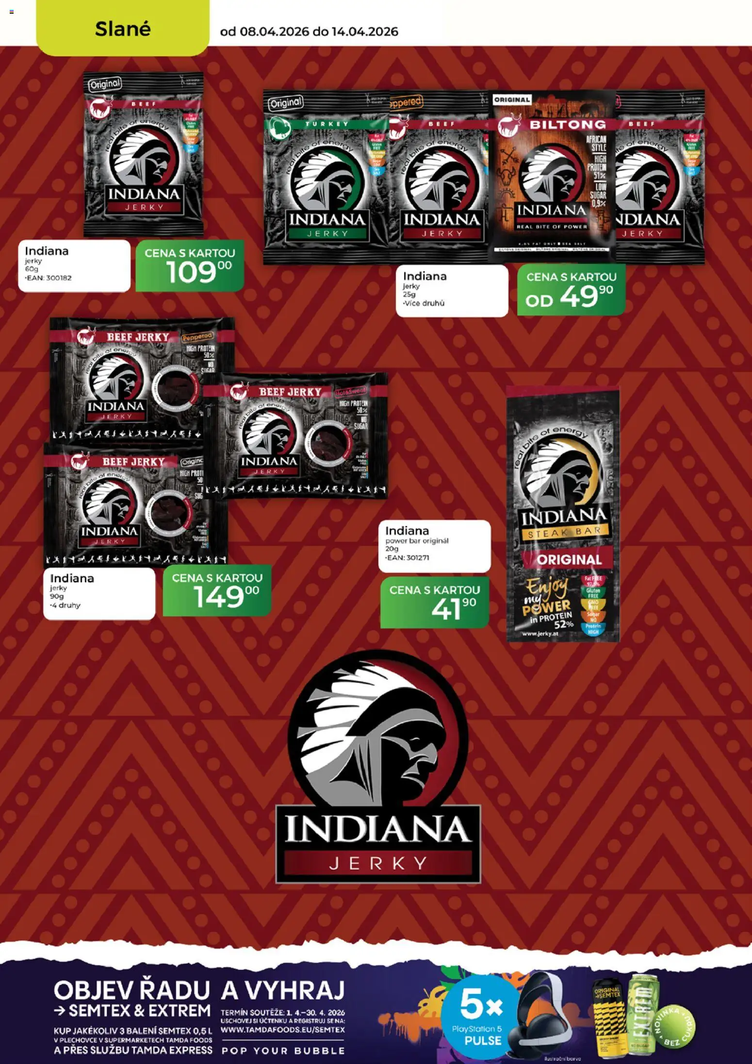 Tamda Foods leták od 08.04.2026 | Strana: 40 | Produkty: Steak, Semtex, Protein, Jerky