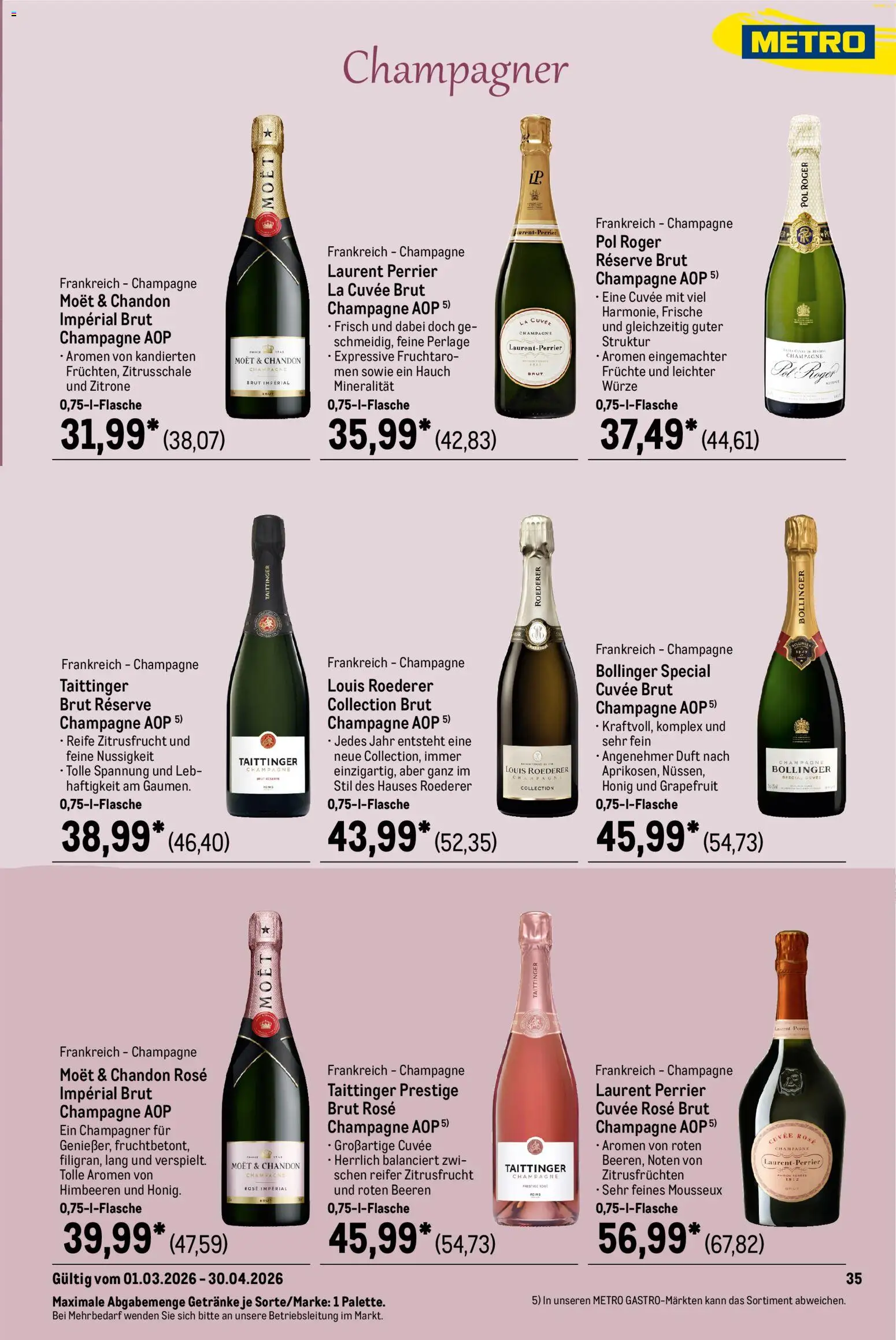 Metro Saisonkatalog Frühlings-Genuss – gültig ab 01.03.2026 | Seite: 35 | Produkte: Himbeeren, Duft, Grapefruit, Zitrone