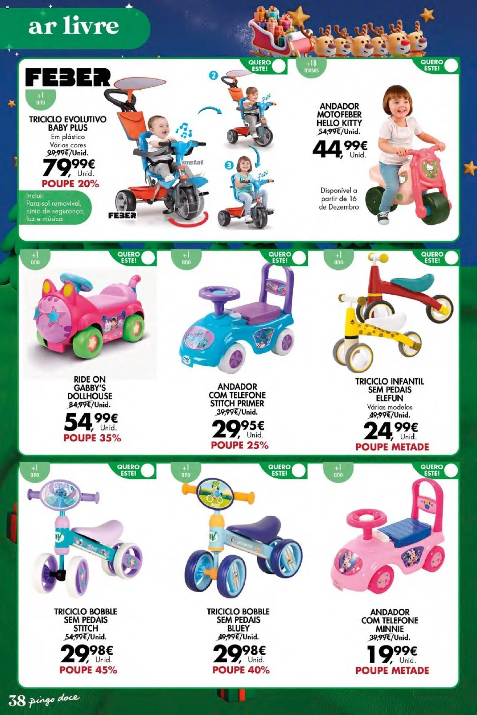 Pingo Doce - Brinquedos Natal Açores  │ válido de 04.12.2025 | Página: 38