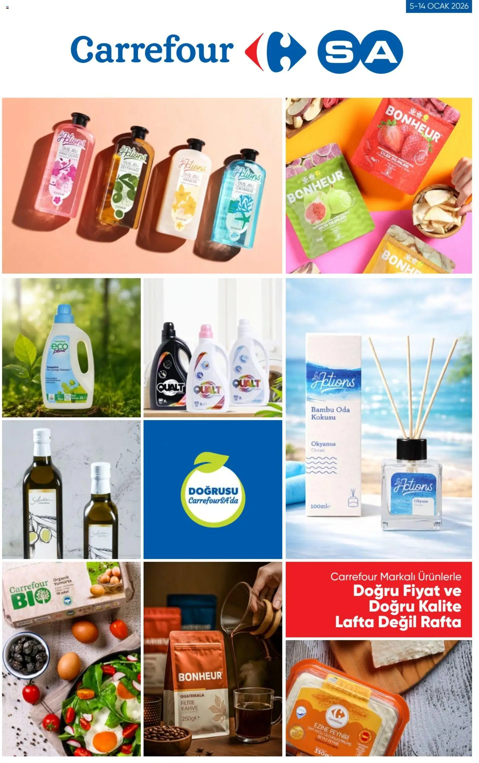 CarrefourSA Katalog - 05.01.2026 tarihinden itibaren geçerlidir | Sayfa: 1 | Ürünler: Oda kokusu, Duş jeli, Peynir, Yumurta