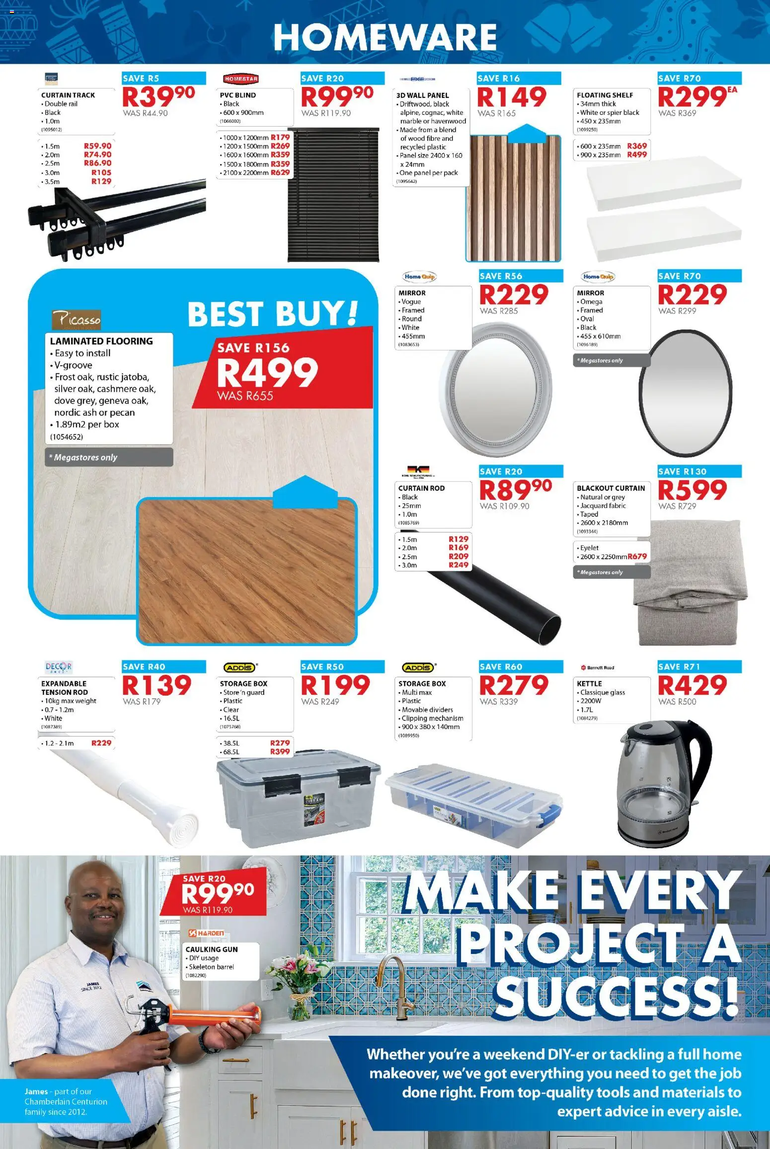 New Chamberlain catalogue – valid from 20.11.2025 | Page: 16 | Products: Kettle, Shelf, Box, Mirror