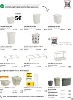 Vista previa Catálogo IKEA Cocinas válido desde el 01.02.2026 | Página: 39 | Productos: Cubo con tapa, Dispensador