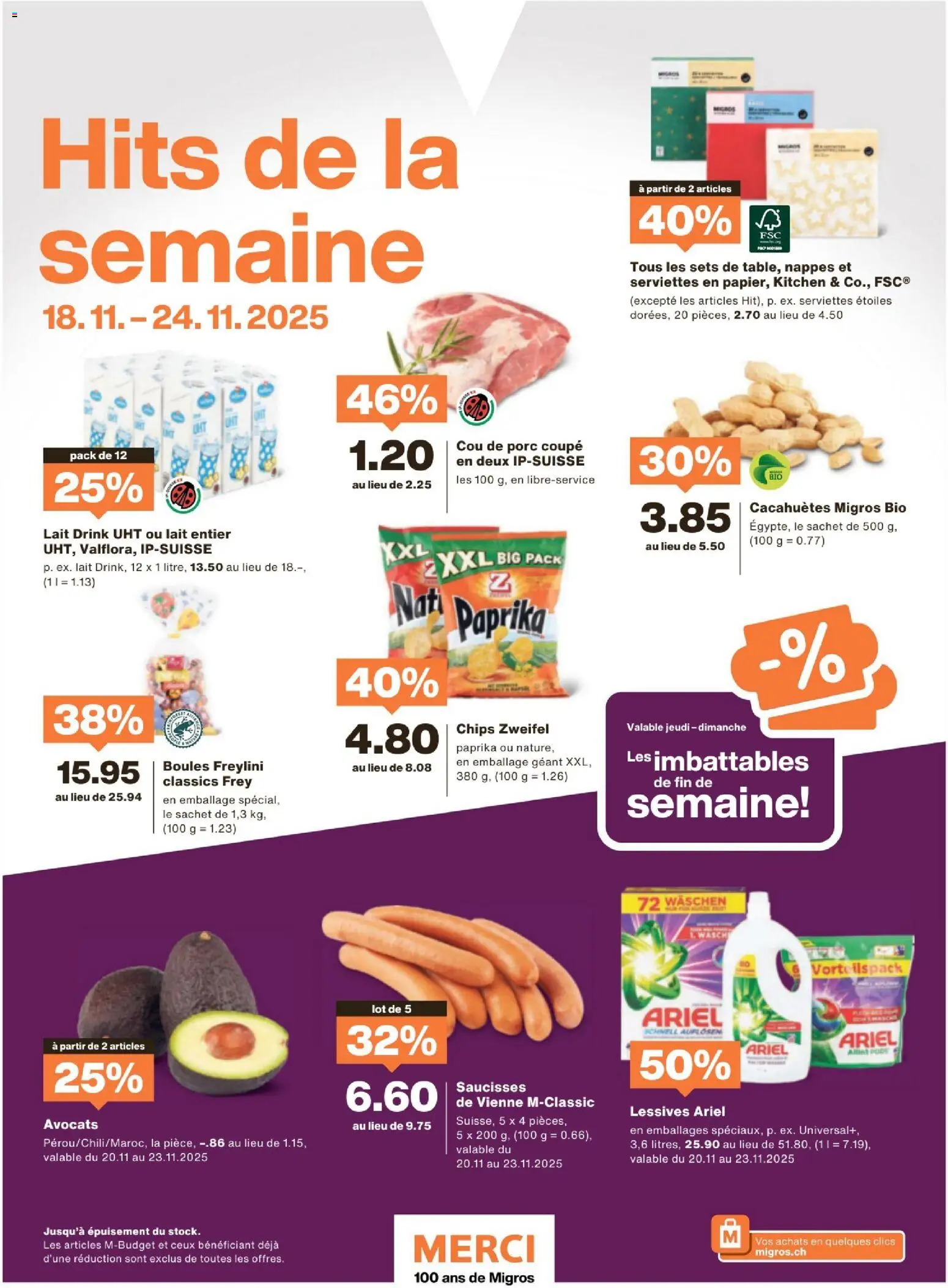Migros Magazin FR – gültig ab 17.11.2025 | Seite: 71 | Produkte: Chips