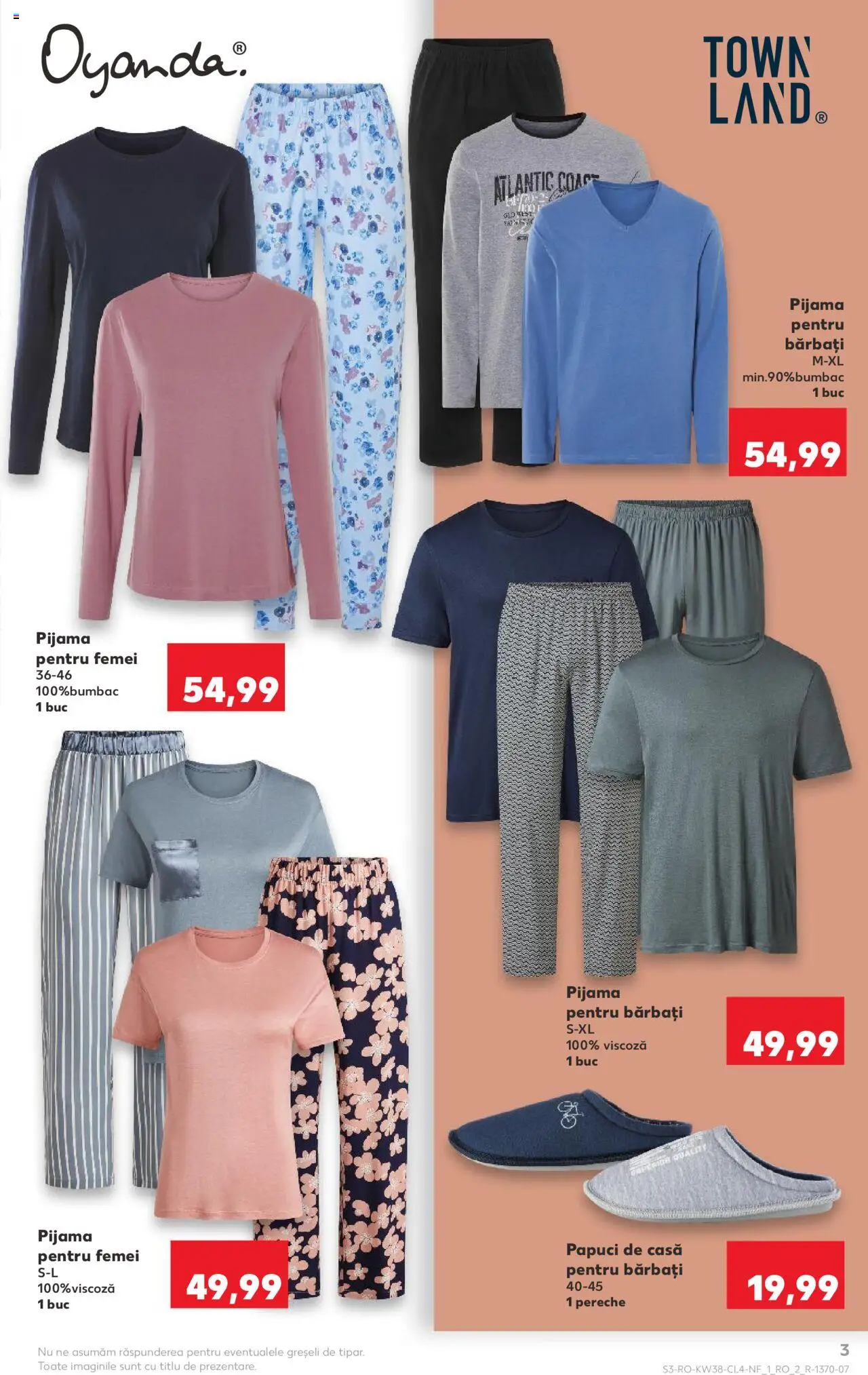 Noul catalog Kaufland – valabil de la 17.09.2025 | Pagină: 3 | Produse: Papuci