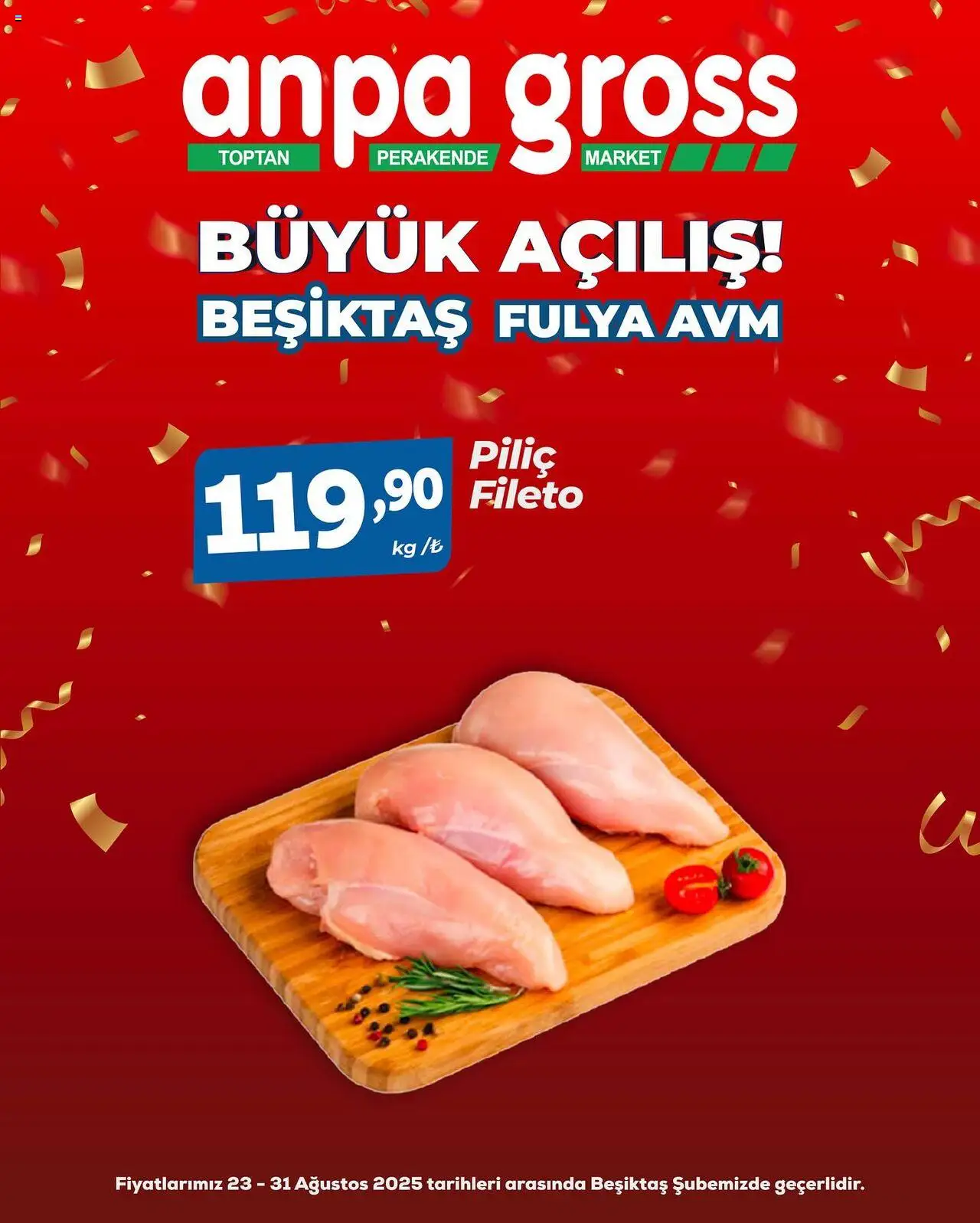 Anpa Gross Büyük Açılış - 23.08.2025 tarihinden itibaren geçerlidir | Sayfa: 48 | Ürünler: Piliç