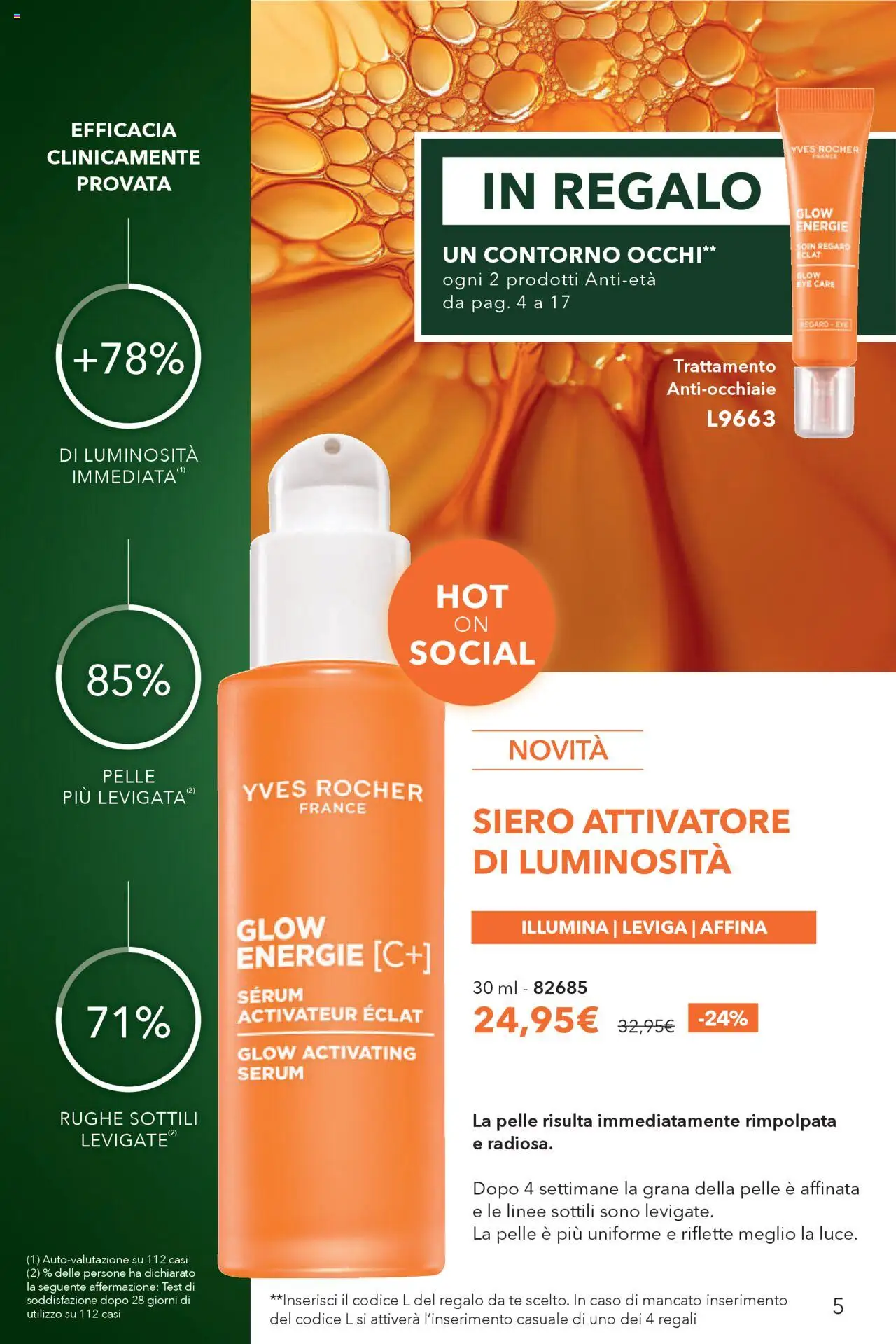 Volantino Yves Rocher del 23.09.2025 | Pagina: 5 | Prodotti: Tè