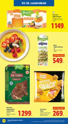 Vemondo Vegán glutén-mentes keksz, Többféle 150 g; - amely érvényes a következő dátumtól: 26.02.2026 | Oldal: 26