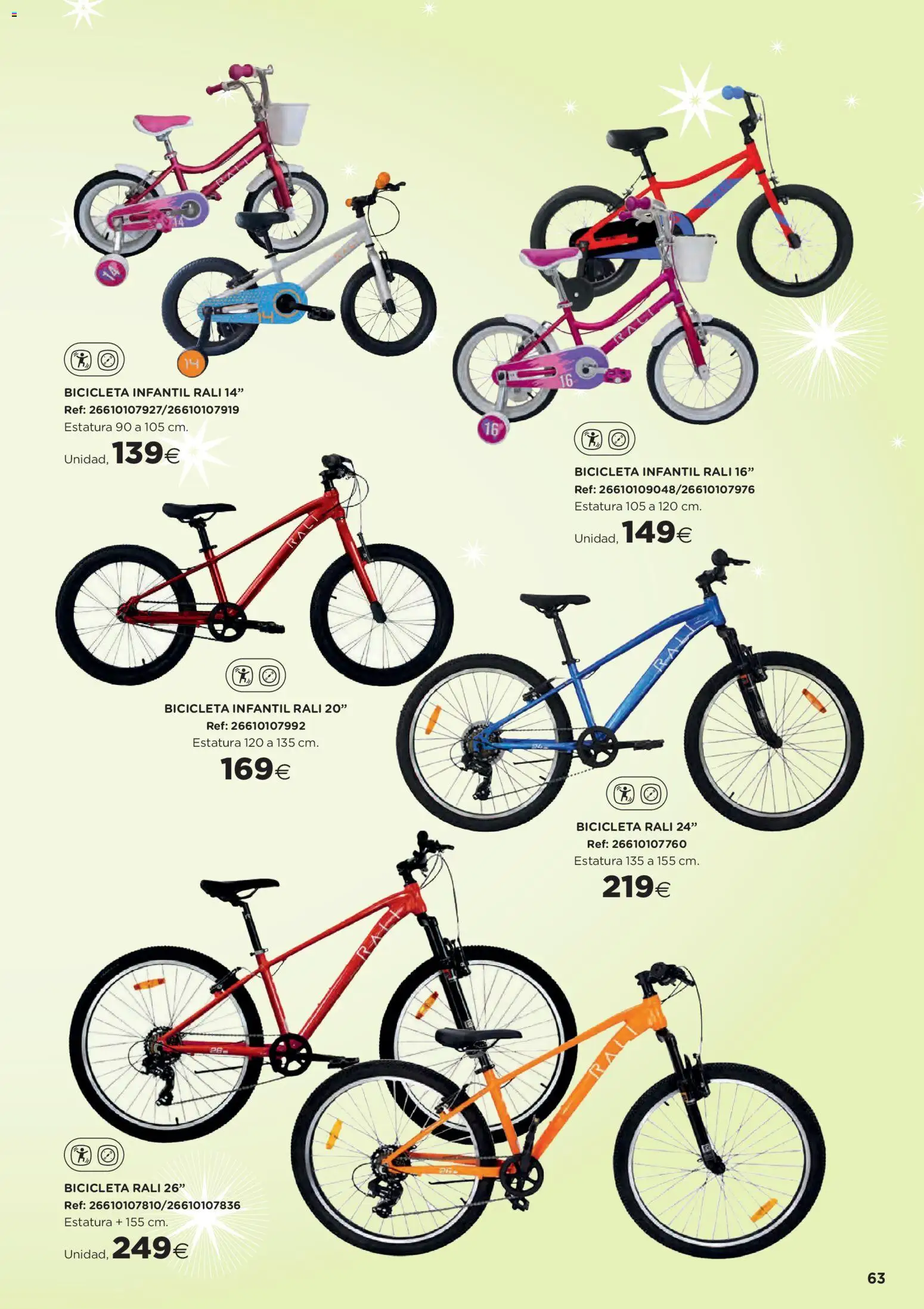 Hipercor catálogo │ válido desde el 31.10.2025 | Página: 63 | Productos: Bicicleta