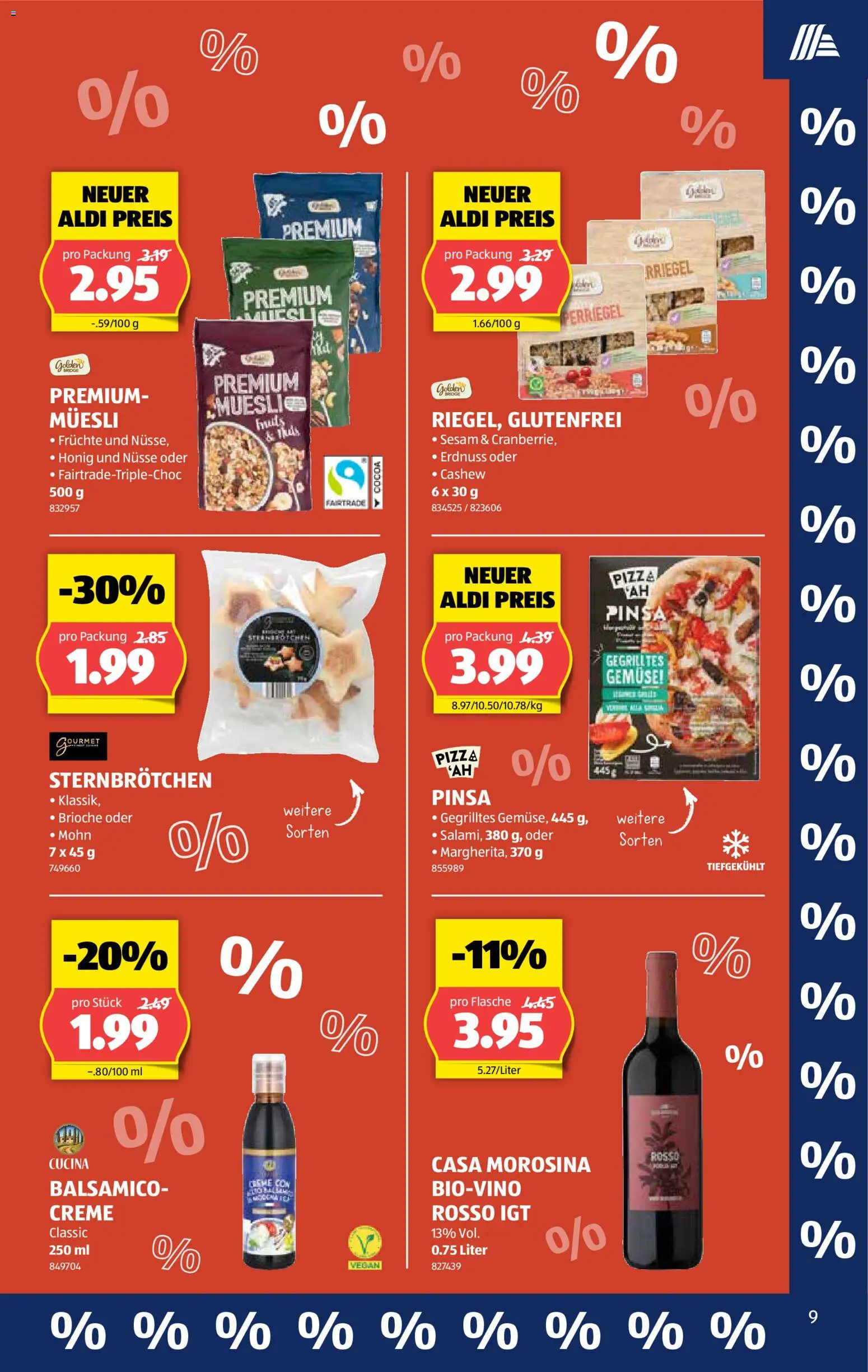 Aldi Aktionen – gültig ab 05.02.2026 | Seite: 10 | Produkte: Balsamico, Pizza, Früchte, Creme