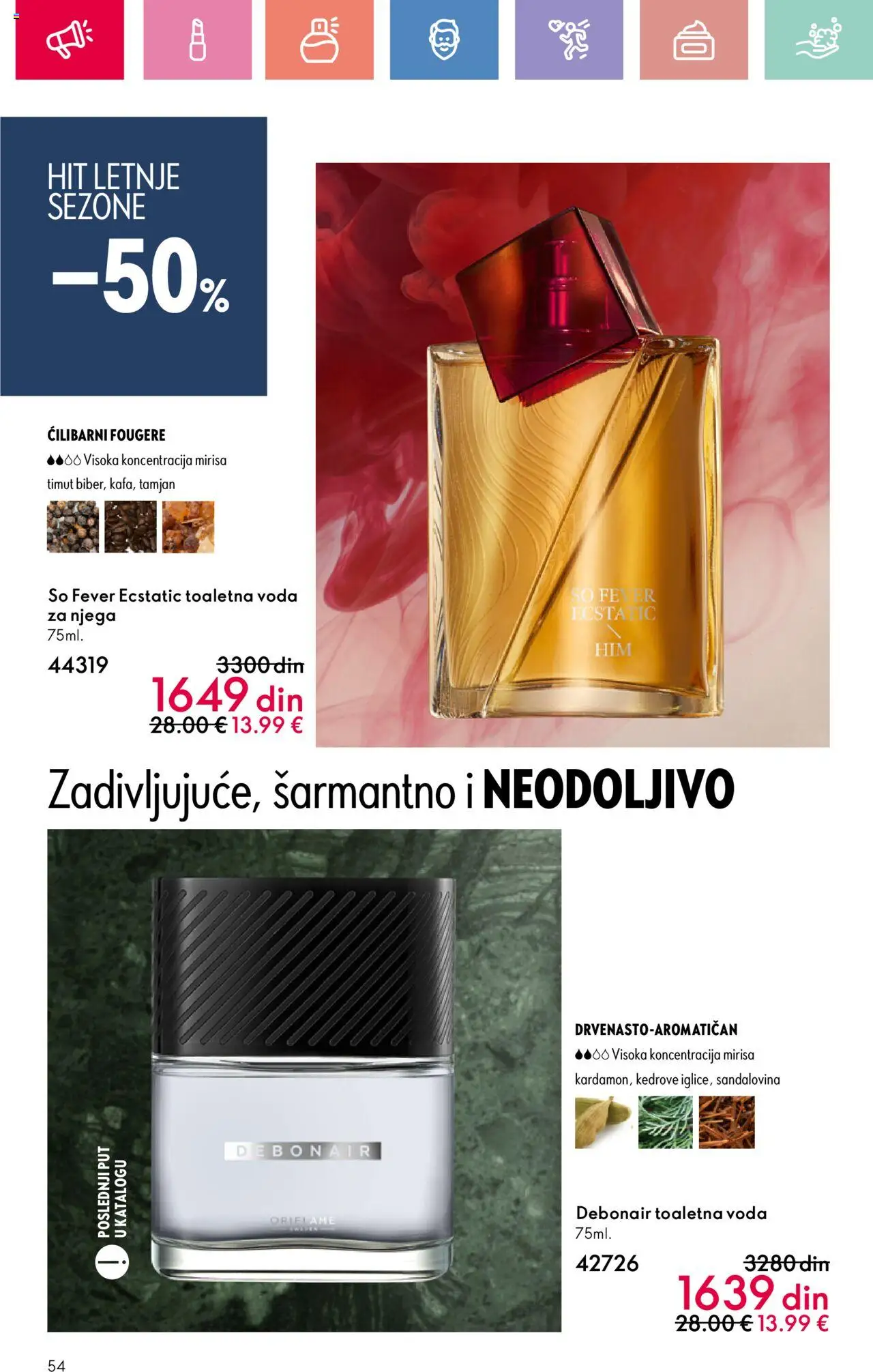 Oriflame katalog - važi od 22.06.2025 | Strana: 54 | Proizvode: Toaletna voda, So, Voda