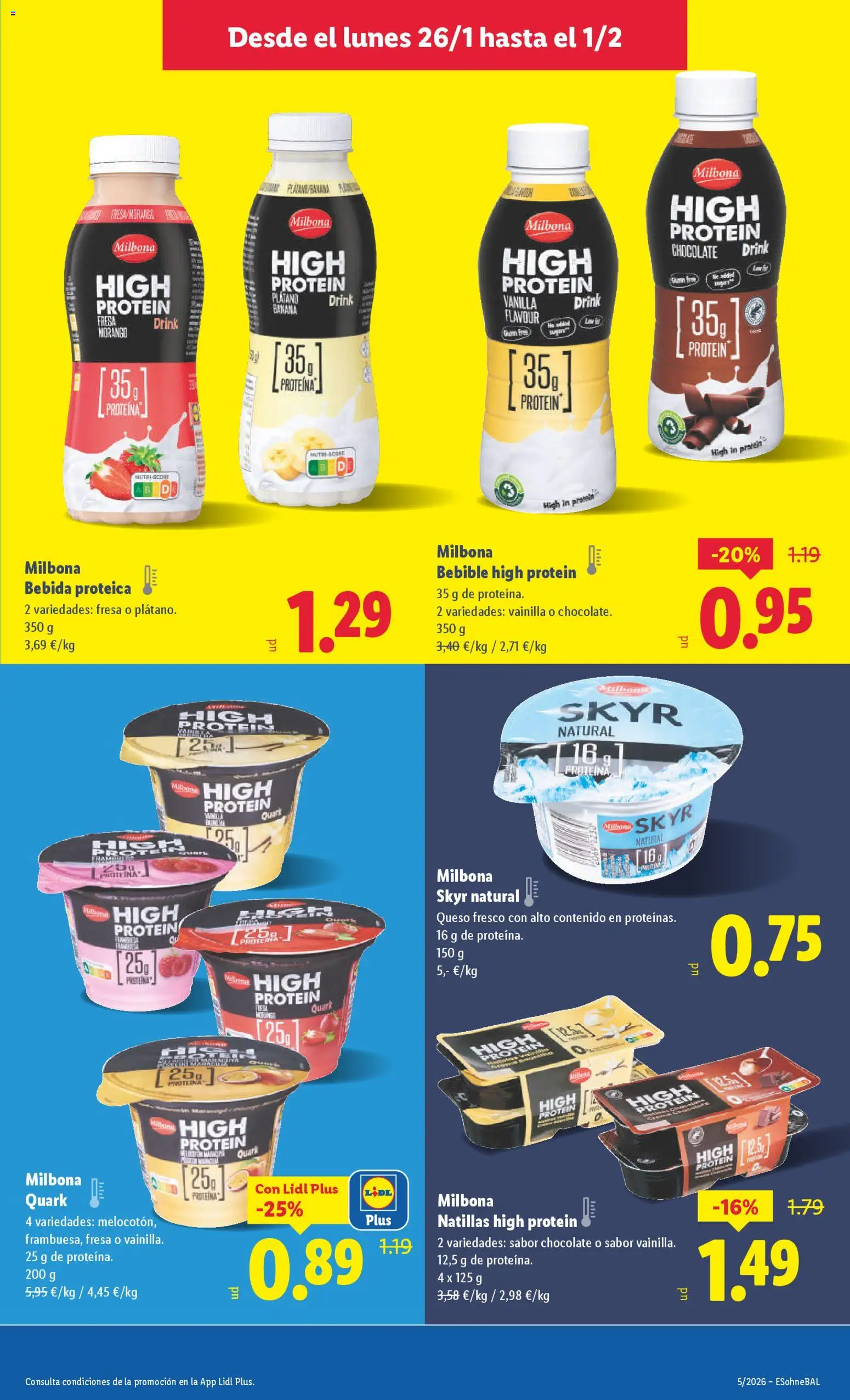 Lidl folleto │ válido desde el 26.01.2026 | Página: 25 | Productos: Παγκάκι, Queso, Chocolate, Queso fresco