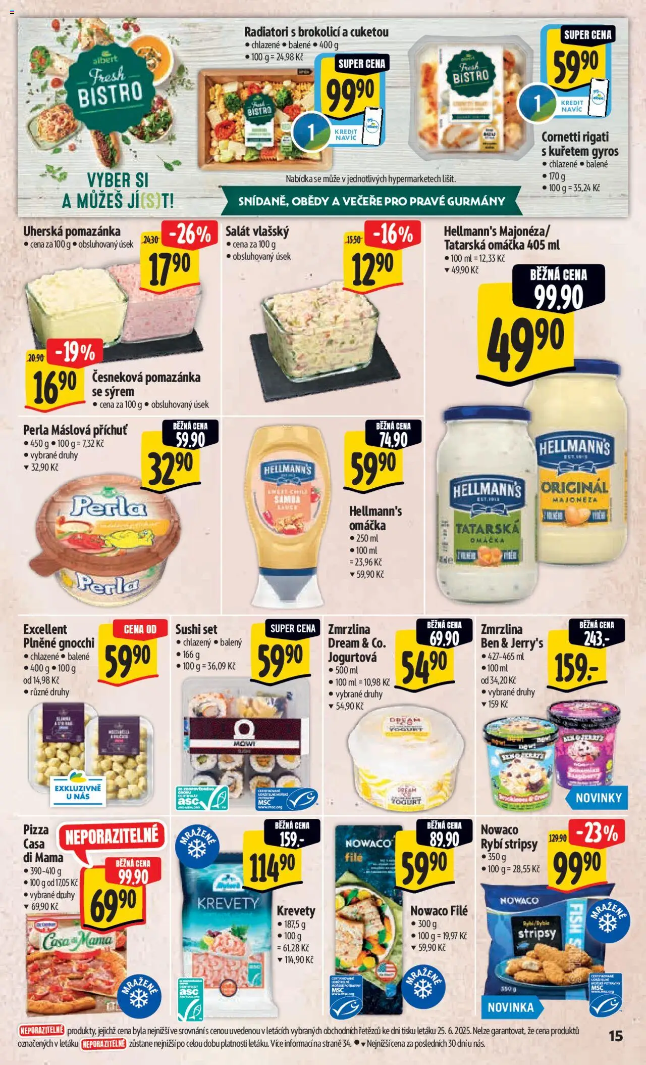 Albert leták - Hypermarket od 02.07.2025 | Strana: 22 | Produkty: Pizza Casa di Mama, Pizza, Potraviny, Krevety