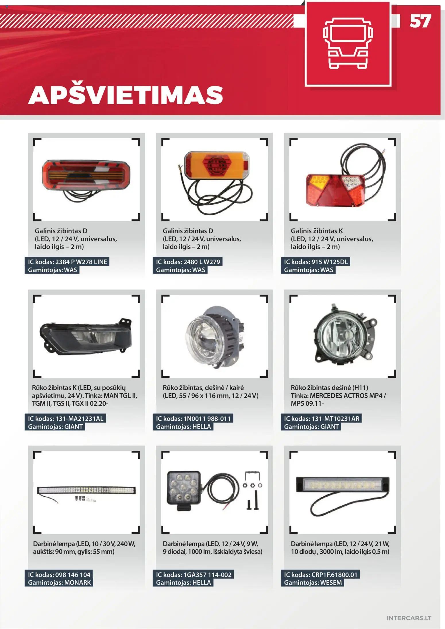 Inter Cars akcijos nuo 12.04.2026 | Puslapis: 59 | Prekių: MP4, Lempa