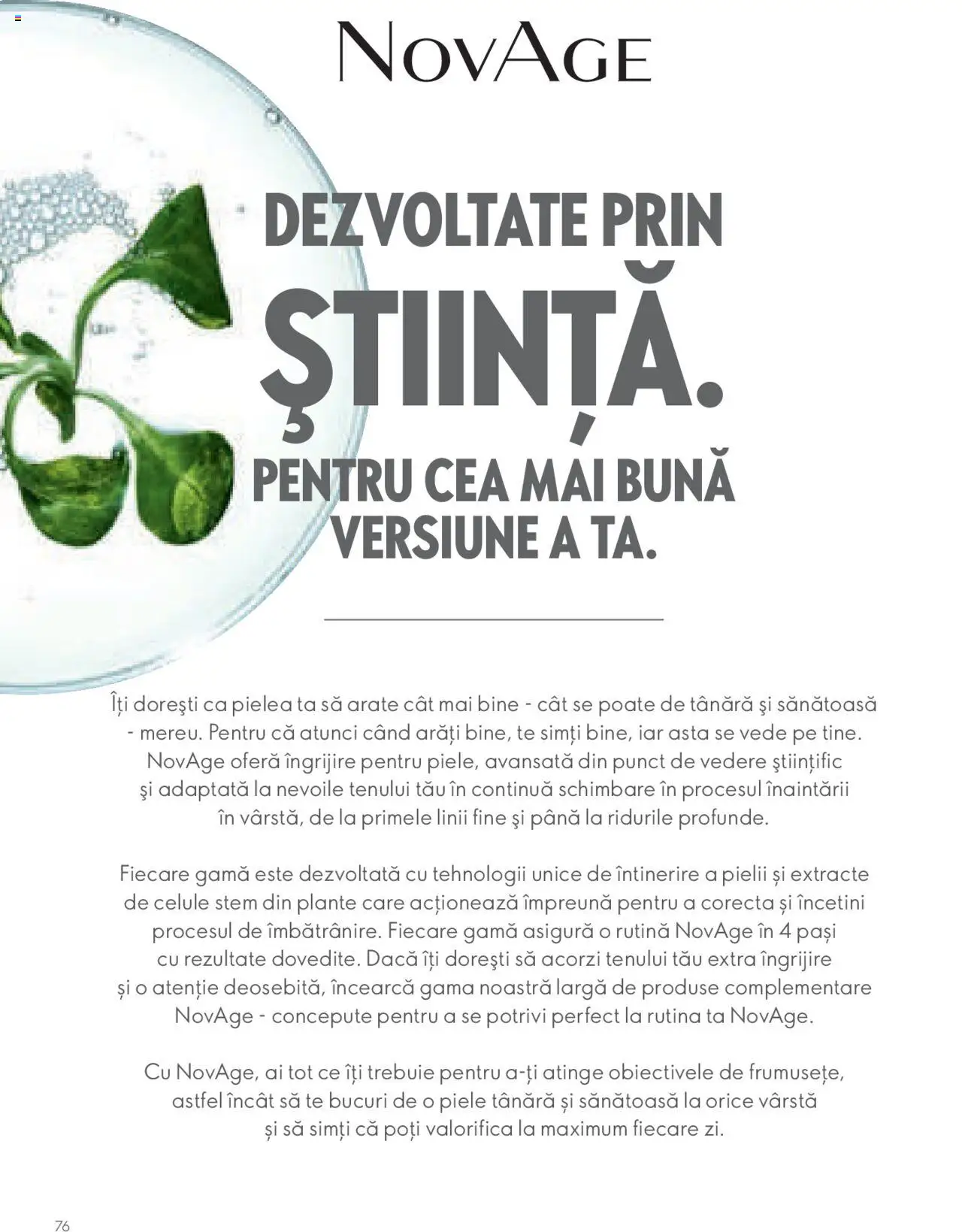 Oriflame catalog - Ghidul NOVAGE+ – valabil de la 01.03.2023 | Pagină: 76