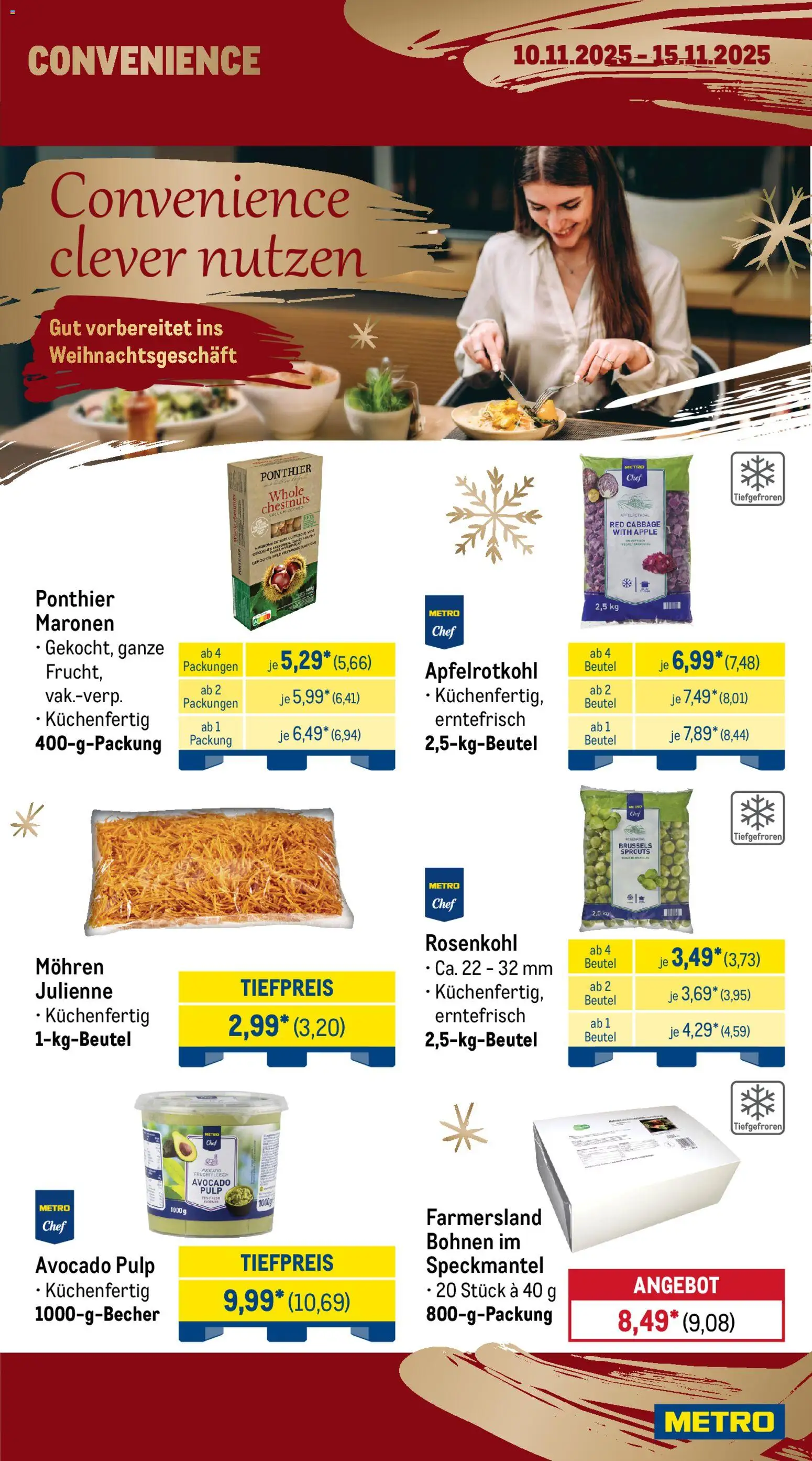 Metro Wochen-Angebote Gastro – gültig ab 10.11.2025 | Seite: 9 | Produkte: Apple, Mohren, Avocado