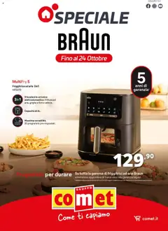 Anteprima del volantino Comet Braun catalogo valido a partire dal 01.10.2025