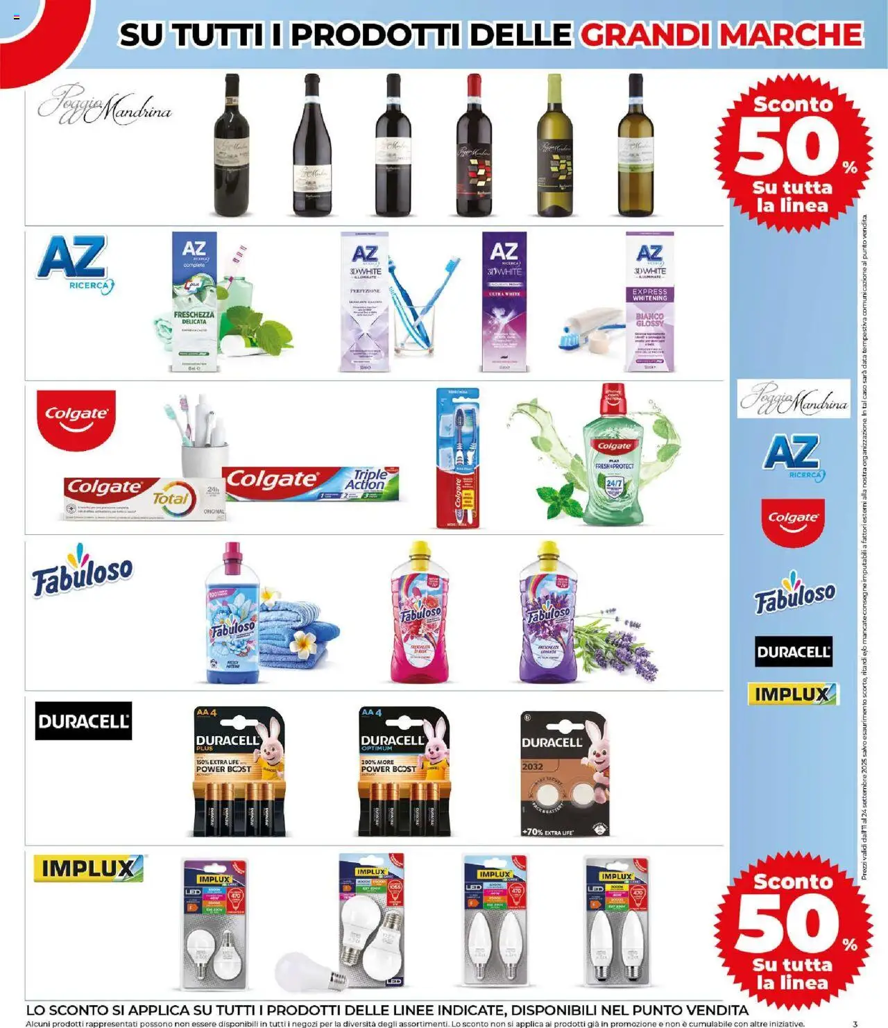 Volantino COOP del 11.09.2025 | Pagina: 3 | Prodotti: Data