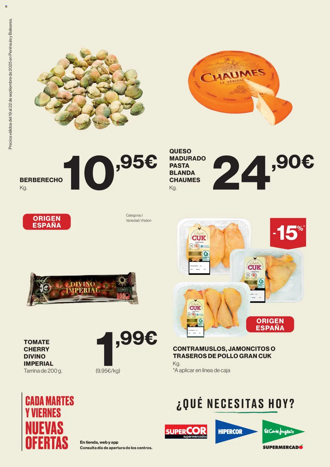 Supercor Península y Baleares │ válido desde el 19.09.2025 | Página: 2 | Productos: Queso, Pasta, Caja