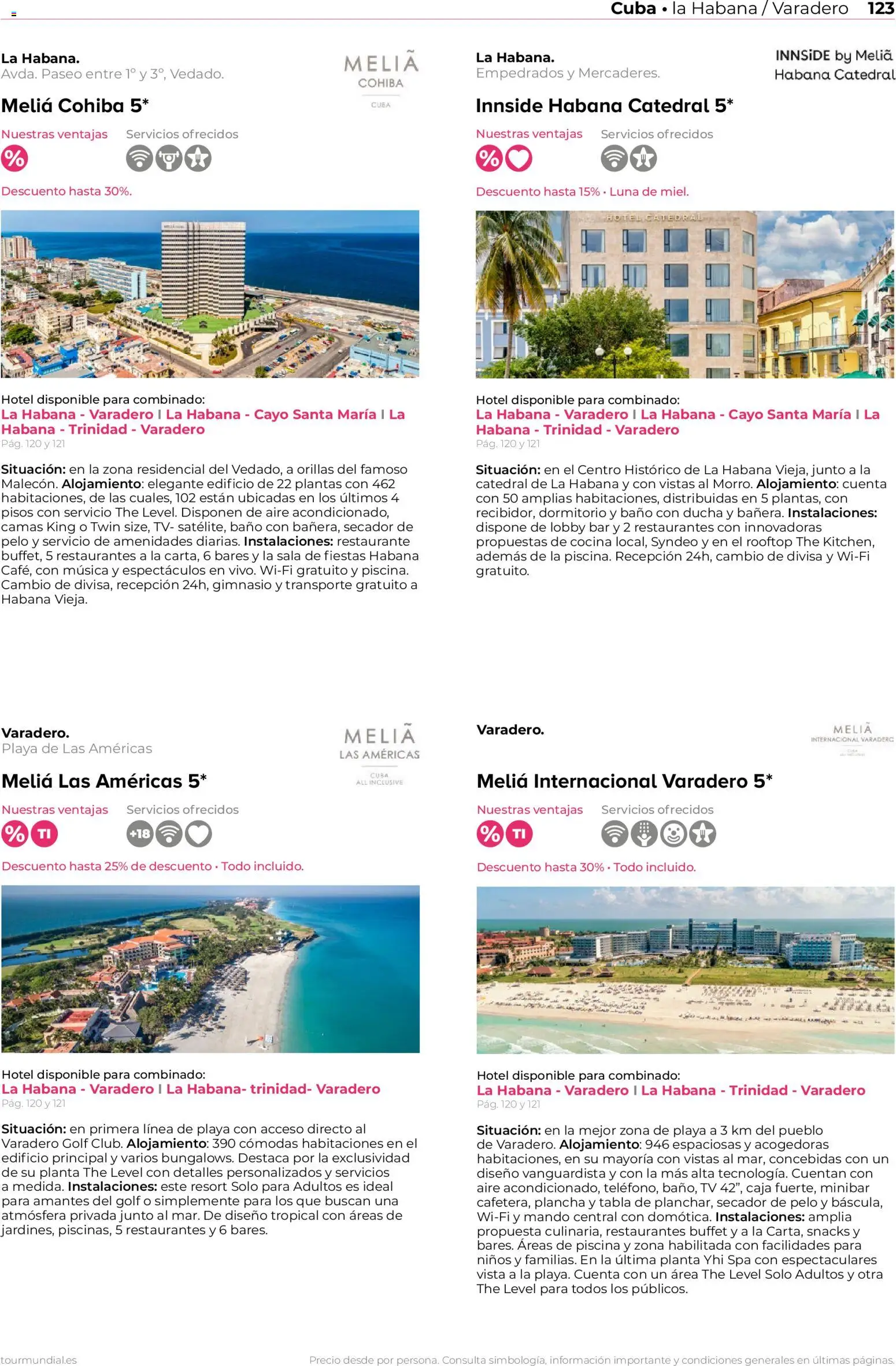 Viajes El Corte Inglés Norteamérica y Caribe │ válido desde el 01.01.2026 | Página: 123 | Productos: Cocina, Plancha, Secador de pelo, Baño