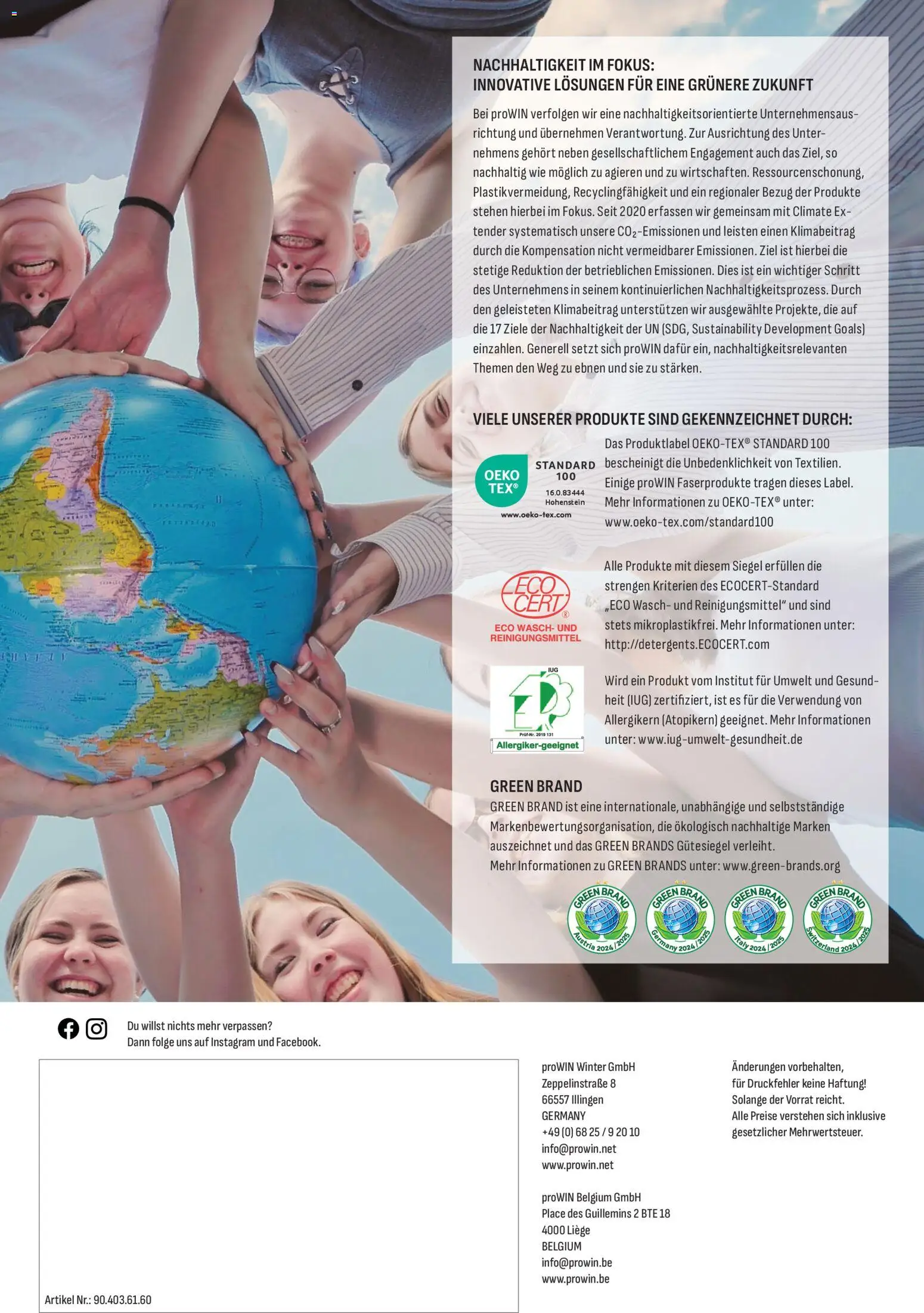 Katalog ProWin Januar/Juni 2026 – gültig ab 01.01.2026 | Seite: 56 | Produkte: Liege