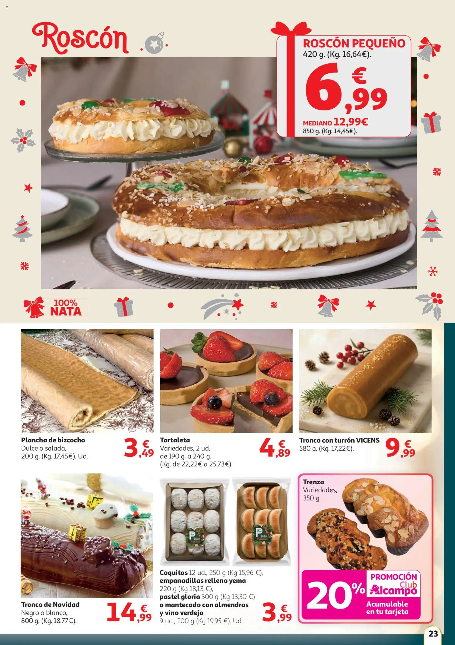 Alcampo - HG catalan │ válido desde el 11.12.2025 | Página: 23 | Productos: Vino, Bizcocho, Plancha