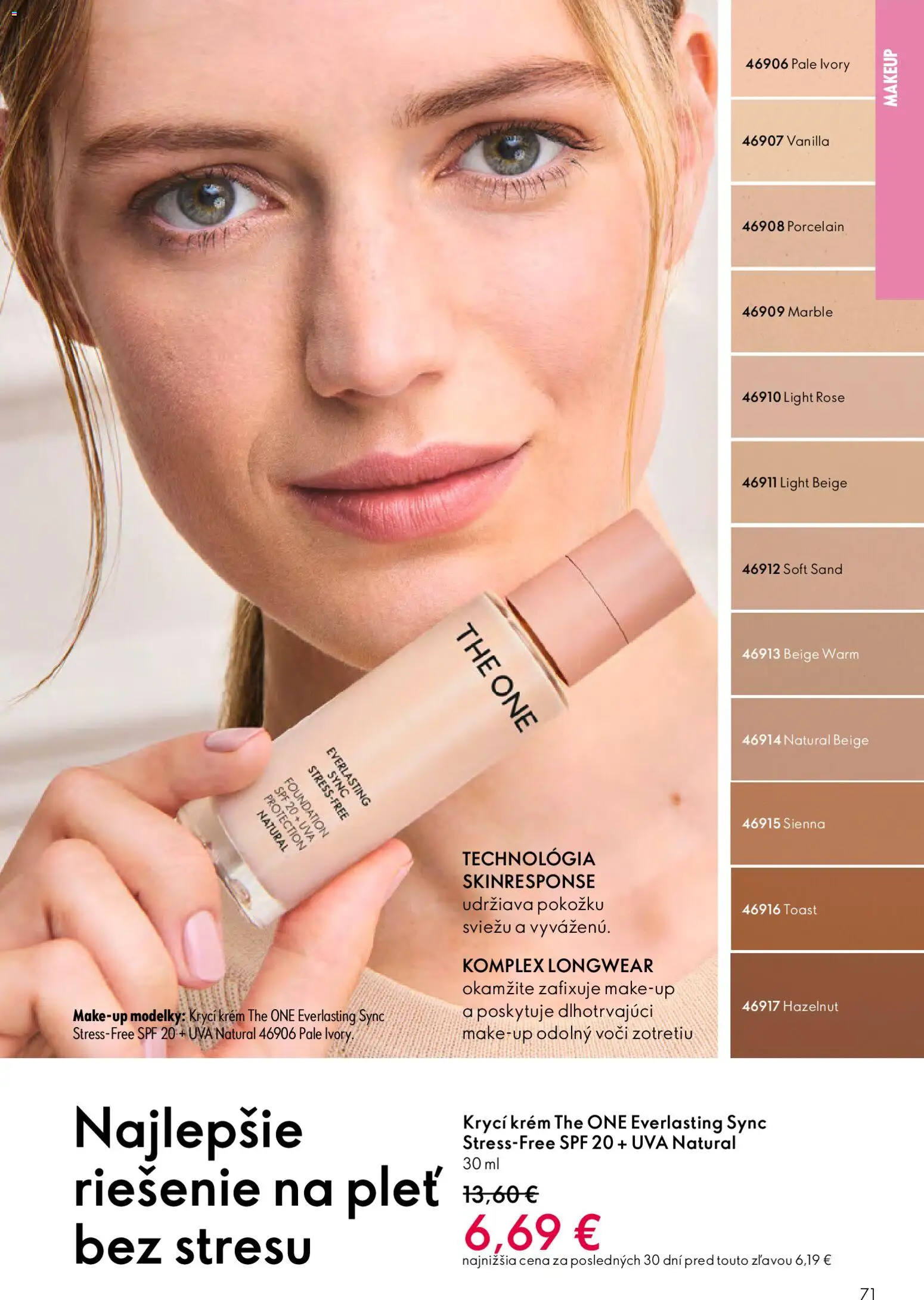 Nové Oriflame akcie – leták je platný od 04.03.2026 | Strana: 71 | Produkty: Krém