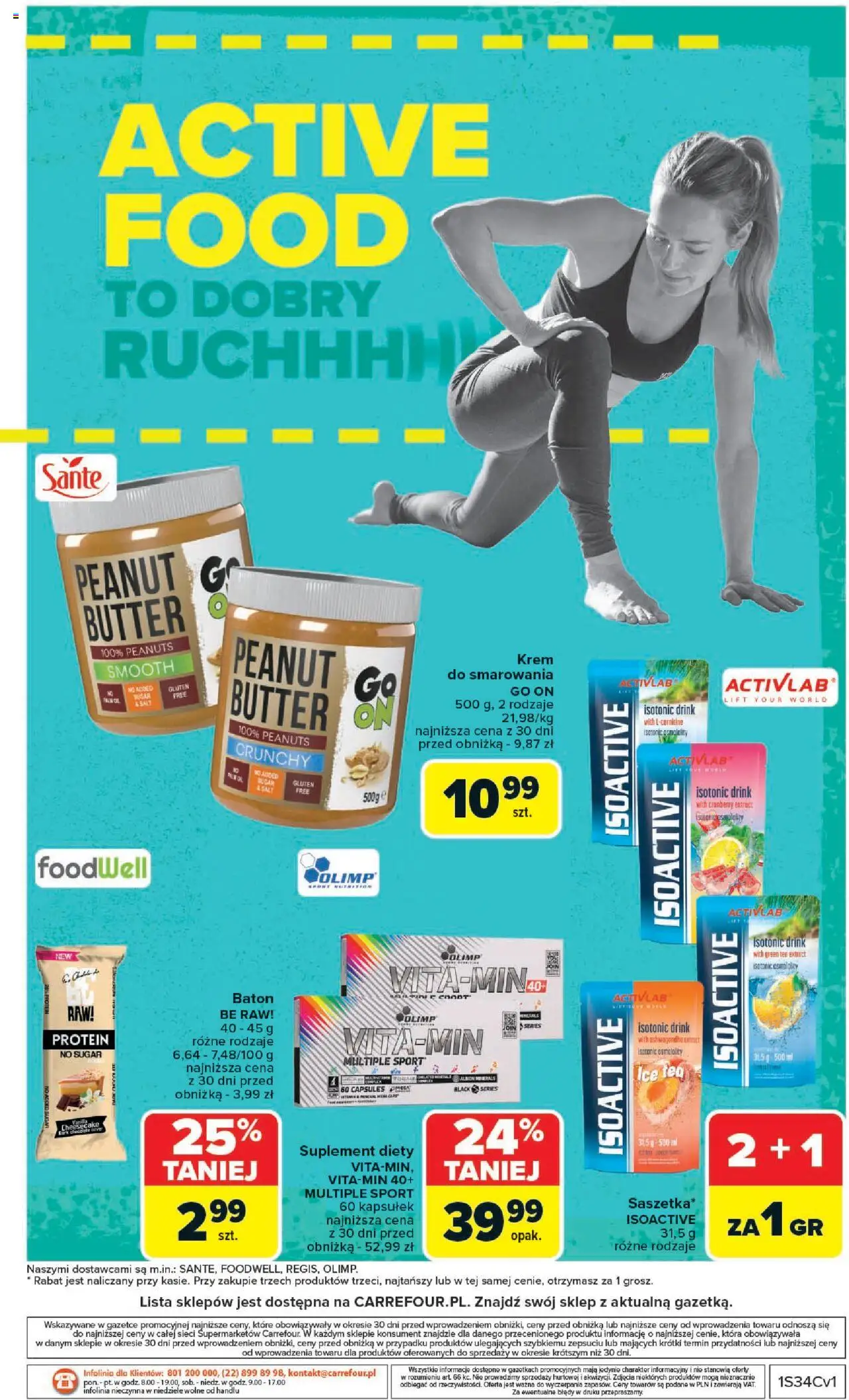 Carrefour Gazetka - Market Zadbać o siebie od 18.08.2025 | Strona: 16 | Produkty: Ice Tea, Baton, Krem
