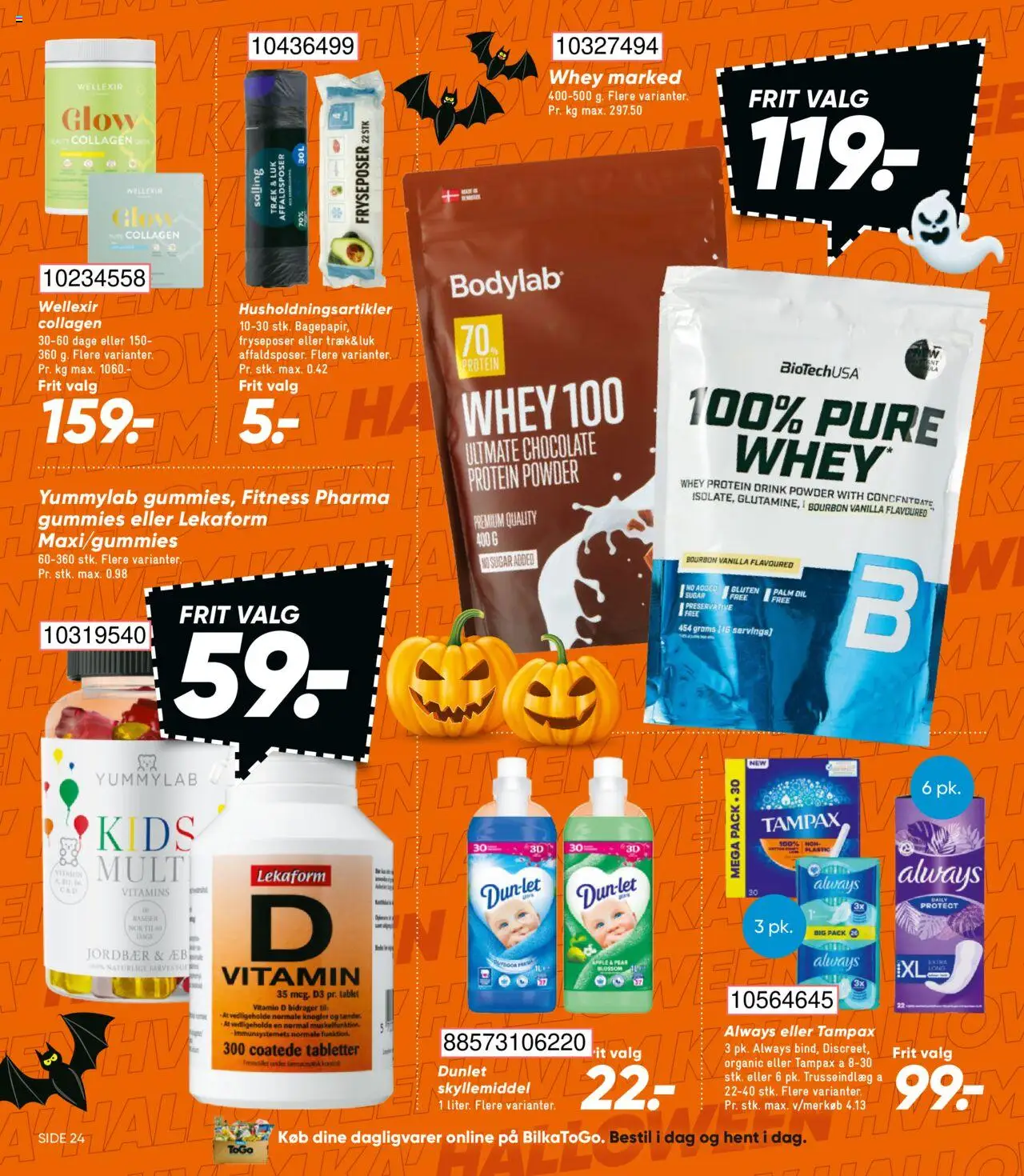 Bilka tilbudsavis – gyldig fra 10.10.2025 | Side: 34 | Produkter: Bourbon, Skyllemiddel, Jordbær, Tablet
