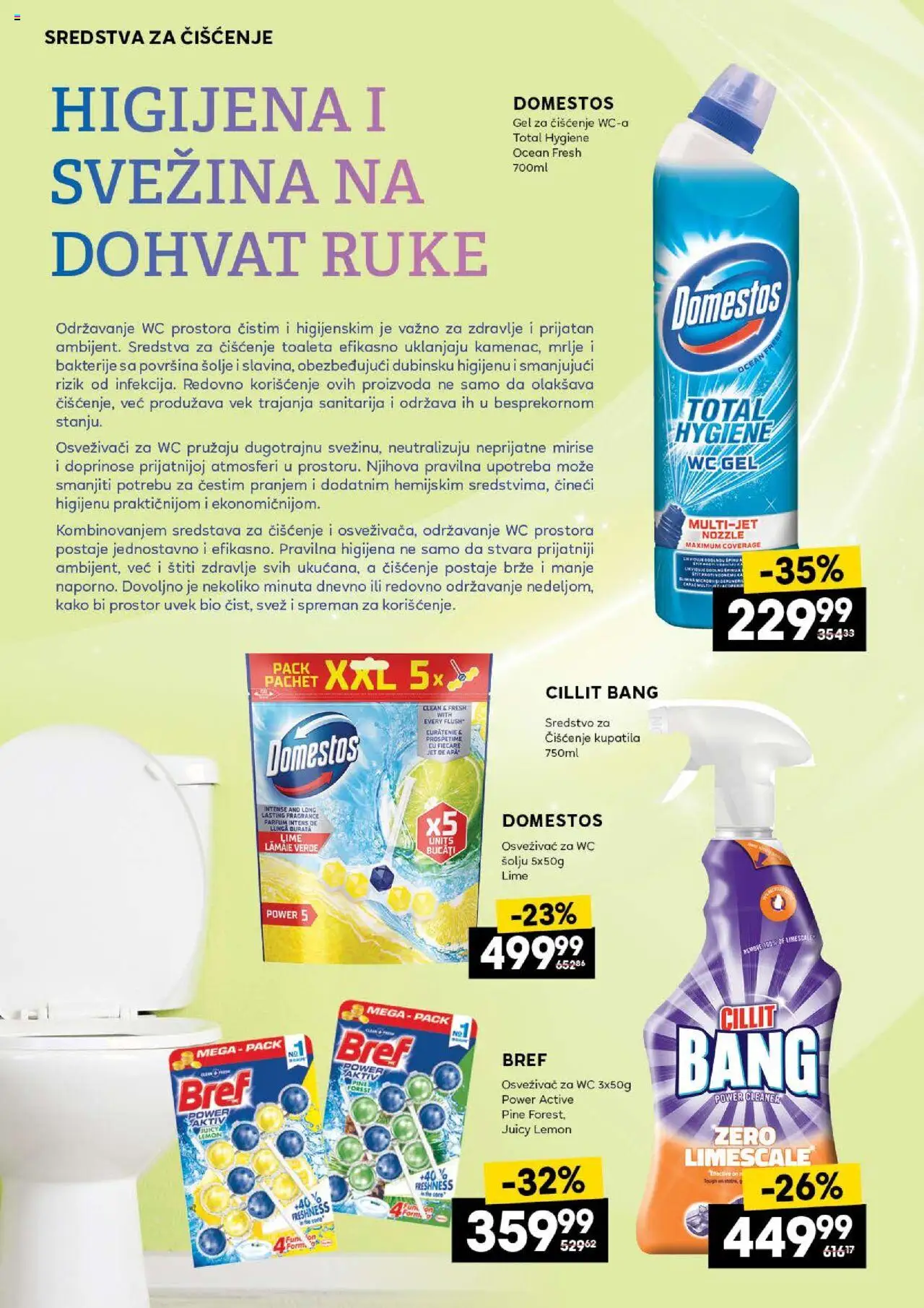 Idea katalog - važi od 02.10.2025 | Strana: 12 | Proizvode: Bref, Osveživač za wc šolju, Cillit Bang, Wc