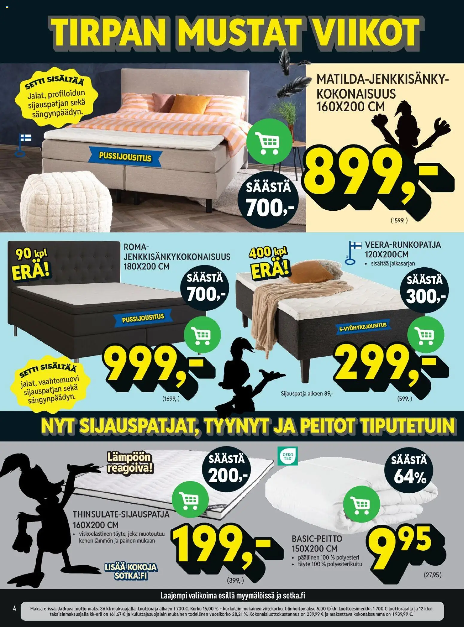 Sotka tarjoukset – voimassa 21.11.2025 alkaen | Sivu: 4 | Tuotteet: Tyynyt