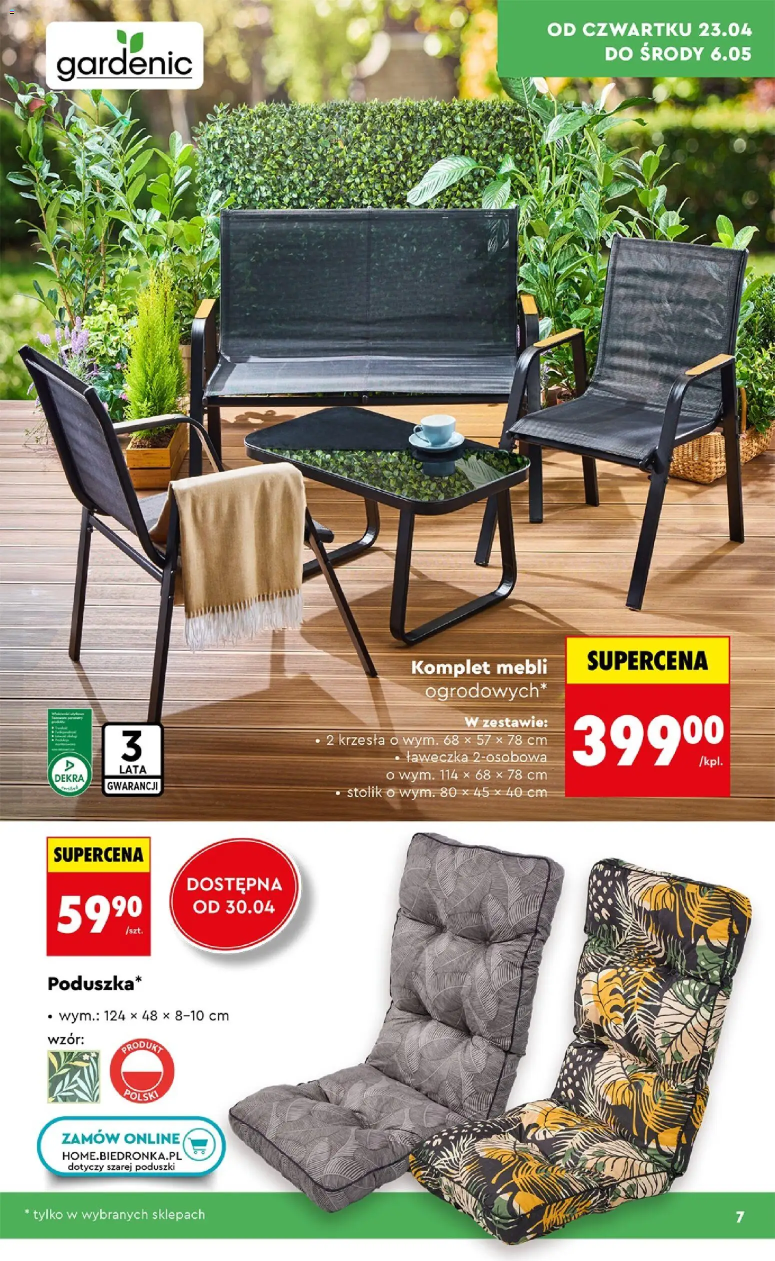 Biedronka Polsko leták - Ogród od 20.04.2026 | Strana: 7