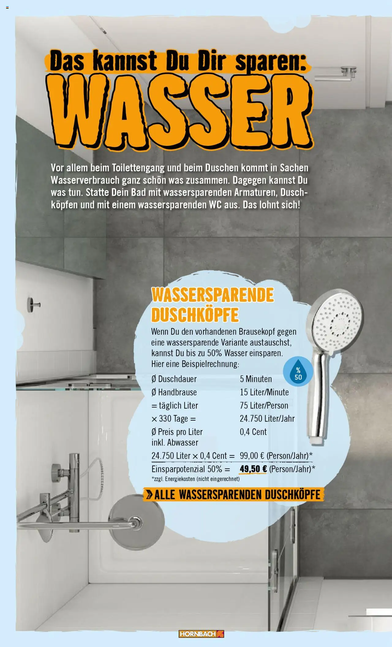Hornbach Bad 2024 gültig ab 01.10.2024 | Seite: 68 | Produkte: Wasser, Bad
