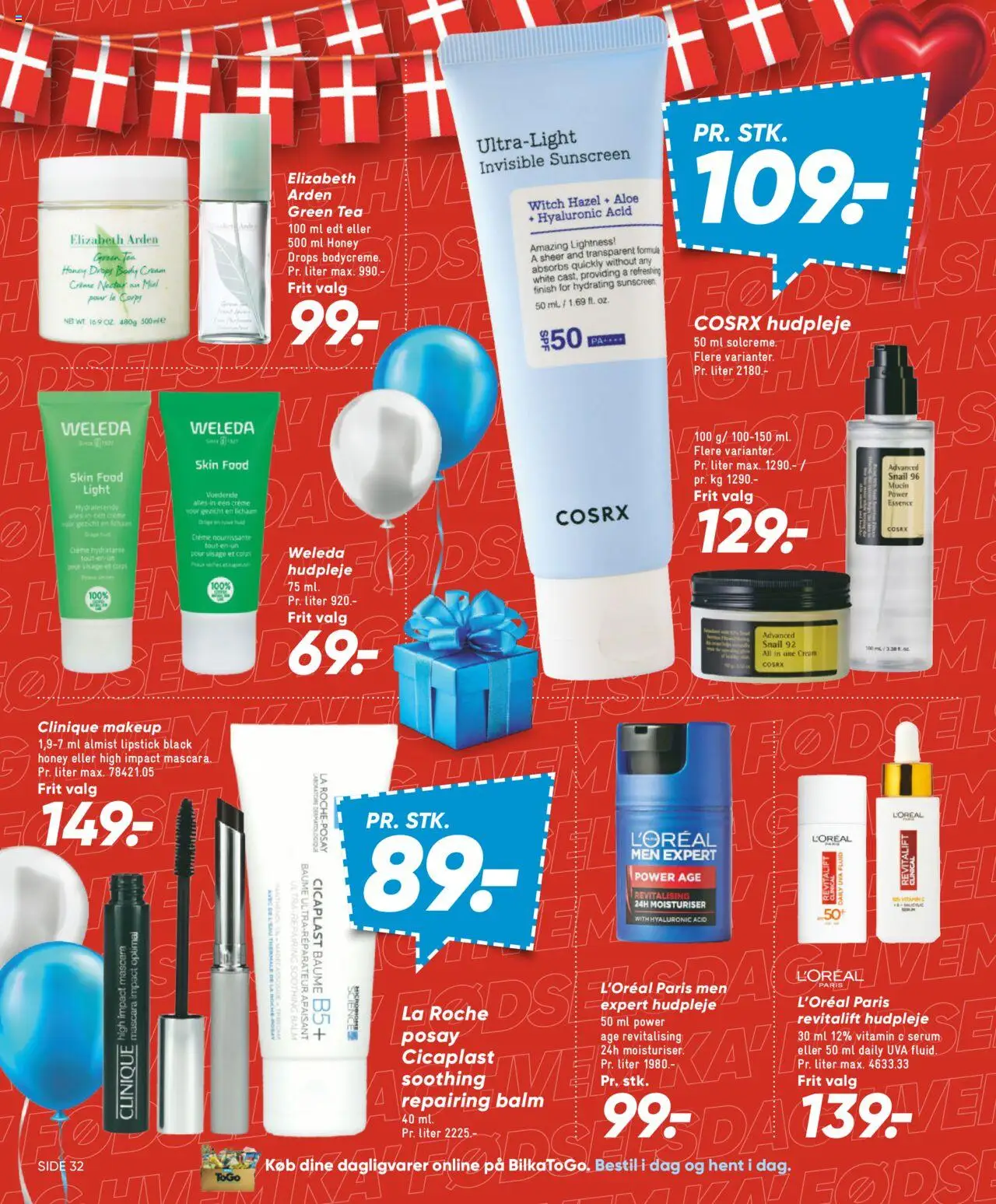 Bilka Tilbudsavis gyldig fra 08.08.2025 | Side: 45 | Produkter: Makeup, Mascara, Creme