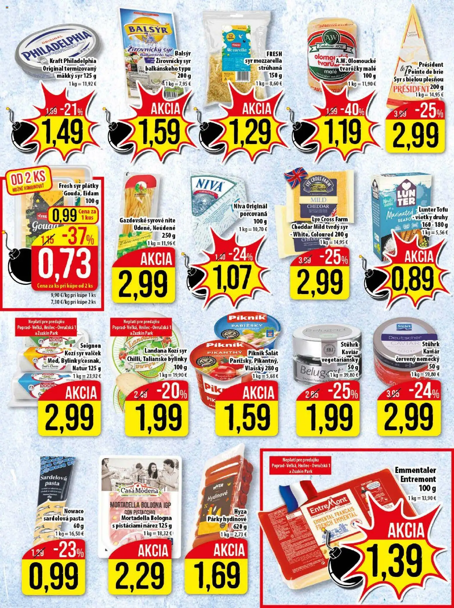 Nové Klas akcie – leták je platný od 15.12.2025 | Strana: 11 | Produkty: Pás, Syr, Mozzarella, Šalát