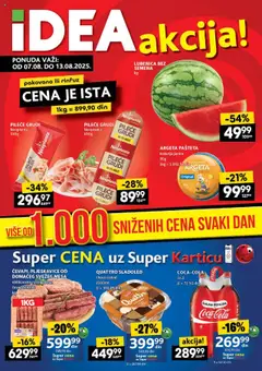 Idea katalog - pregled Idea kataloga - važi od 07.08.2025