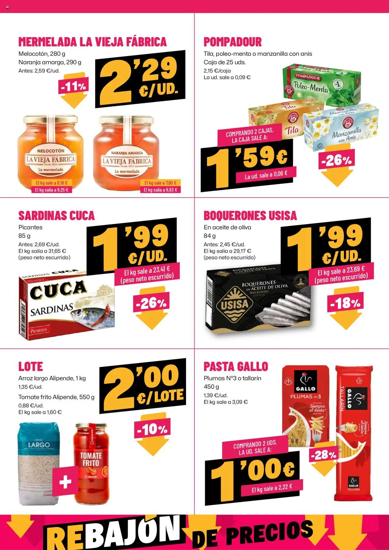 AhorraMas folleto │ válido desde el 11.09.2025 | Página: 12 | Productos: Aceite, Arroz, Pasta, Peso