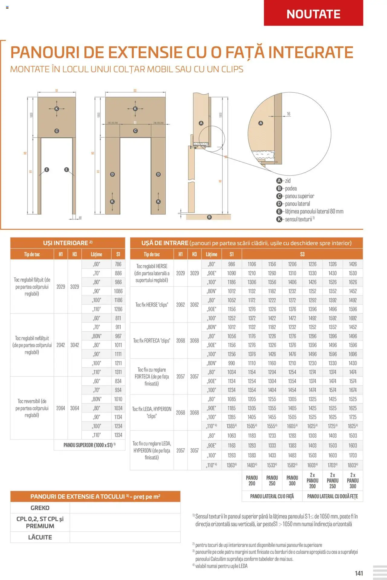 Proges catalog - Erkado – valabil de la 23.08.2024 | Pagină: 141 | Produse: Colțar, Ușă