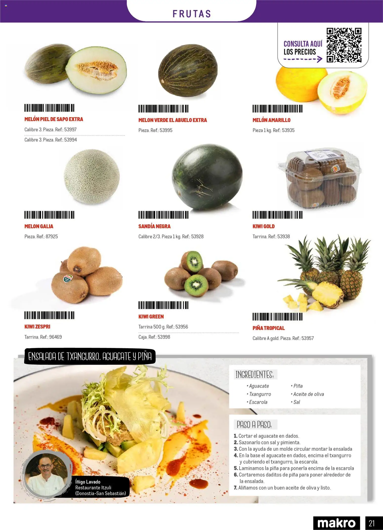 Makro - Especial Frutas y Verduras Canarias │ válido desde el 05.01.2026 | Página: 21 | Productos: Aceite, Piña, Kiwi, Aceite de oliva