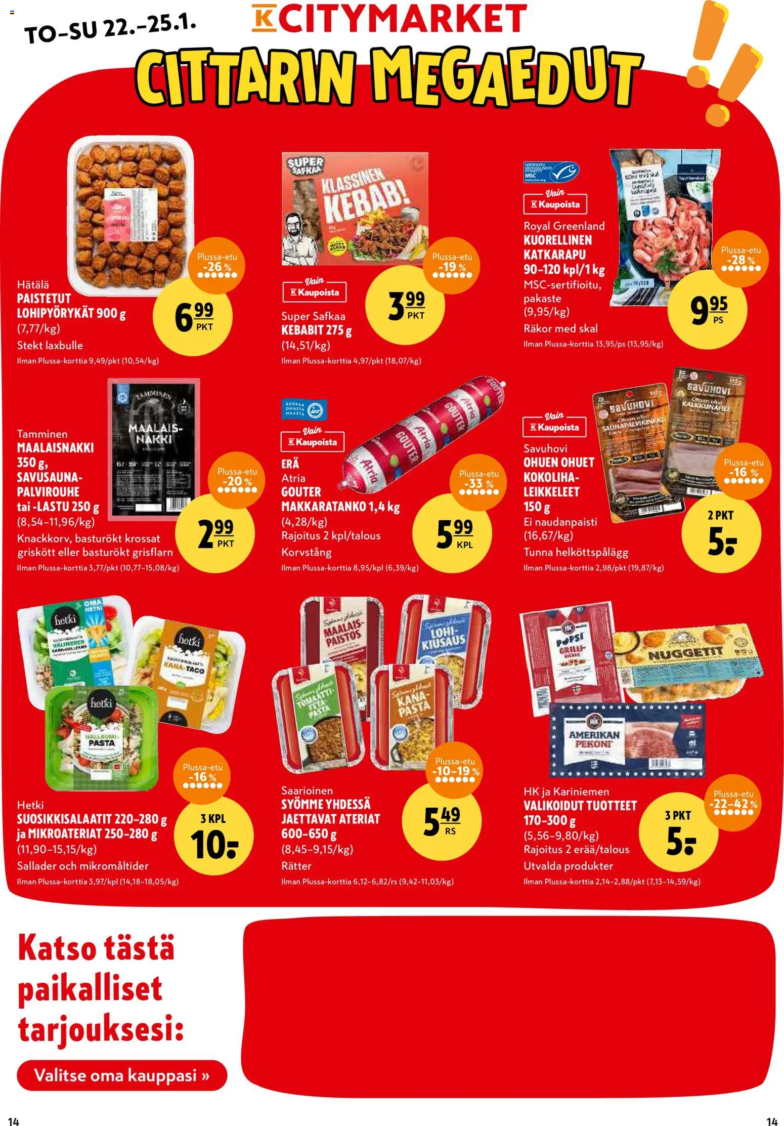 K-Citymarket tarjoukset – voimassa 22.01.2026 alkaen | Sivu: 14