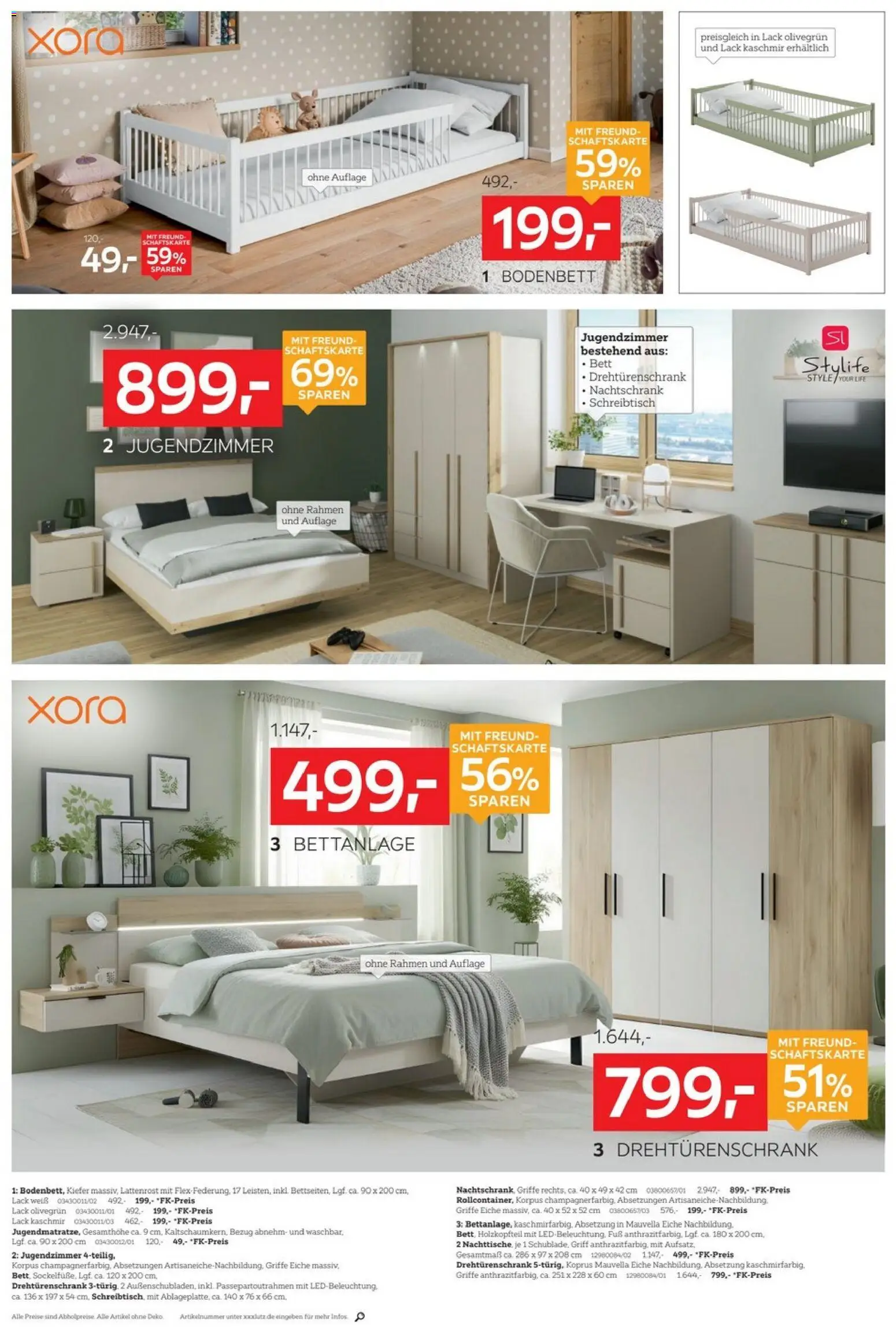 XXXLutz Big Sale – gültig ab 29.03.2026 | Seite: 8 | Produkte: Bett, Lattenrost, Drehtürenschrank