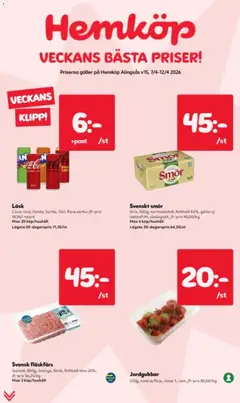 Hemköp erbjudanden - Förhandsvisning av reklamblad från butik Hemköp aktuell från 06.04.2026