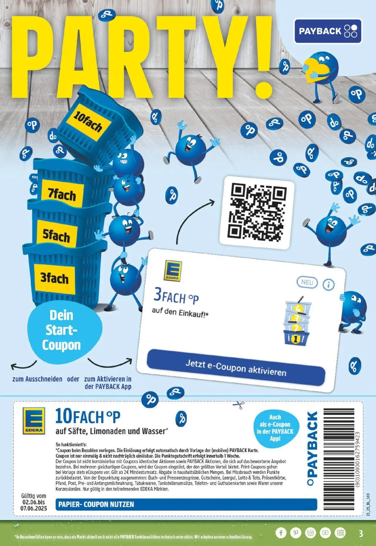 Edeka prospekt Düsseldorf	 - gültig ab dem 01.06.2025 | Seite: 3 | Produkte: Wasser, Telefon