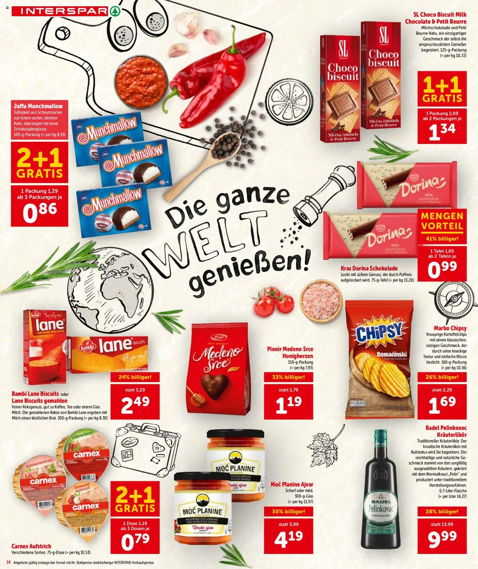 Interspar Flugblatt - Kärnten gültig ab 26.03.2026 | Seite: 17 | Produkte: Kekse, Milch, Schokolade, Tee
