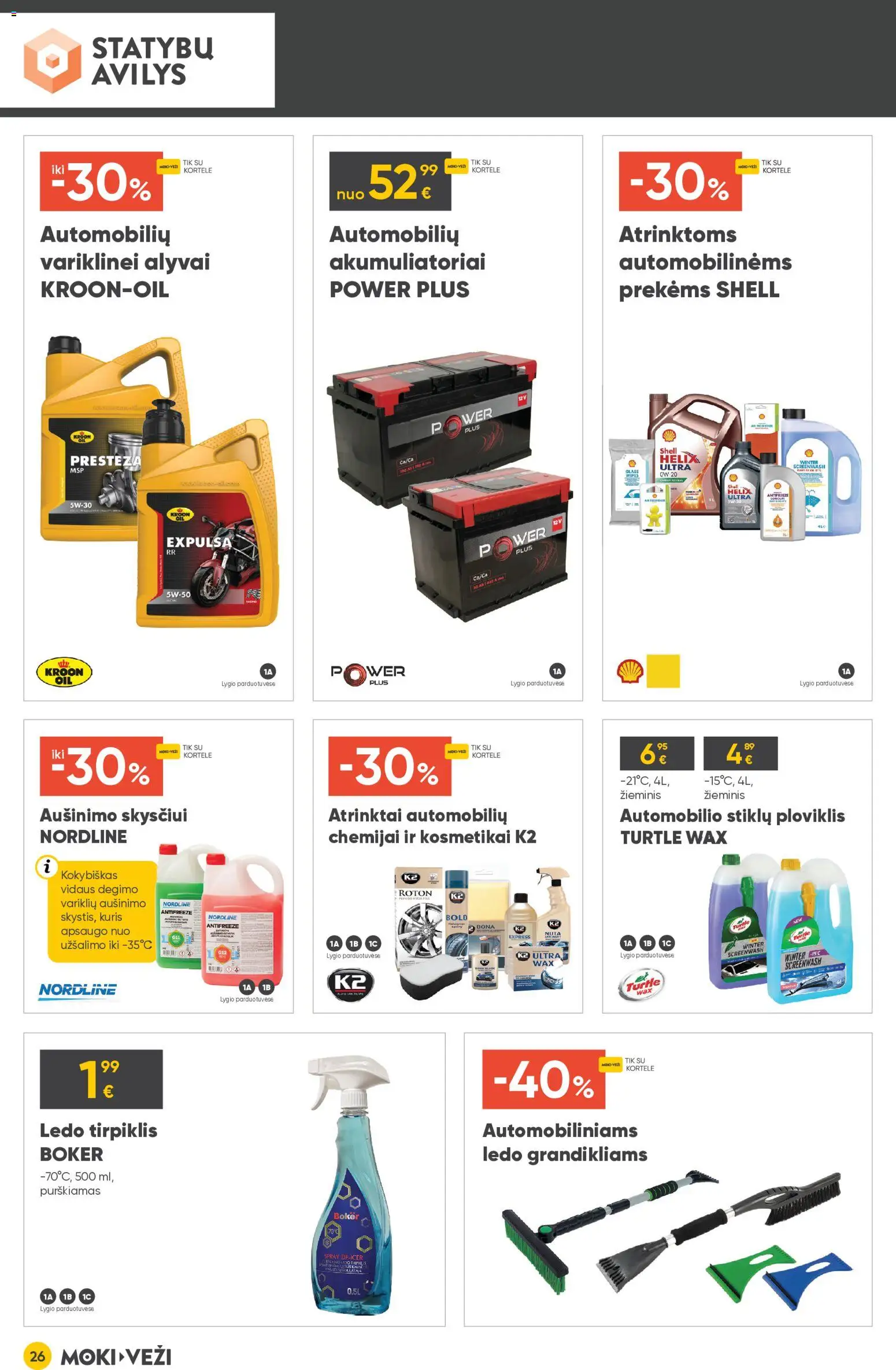 MOKI VEŽI akcijos nuo 11.12.2025 | Puslapis: 26 | Prekių: Ploviklis